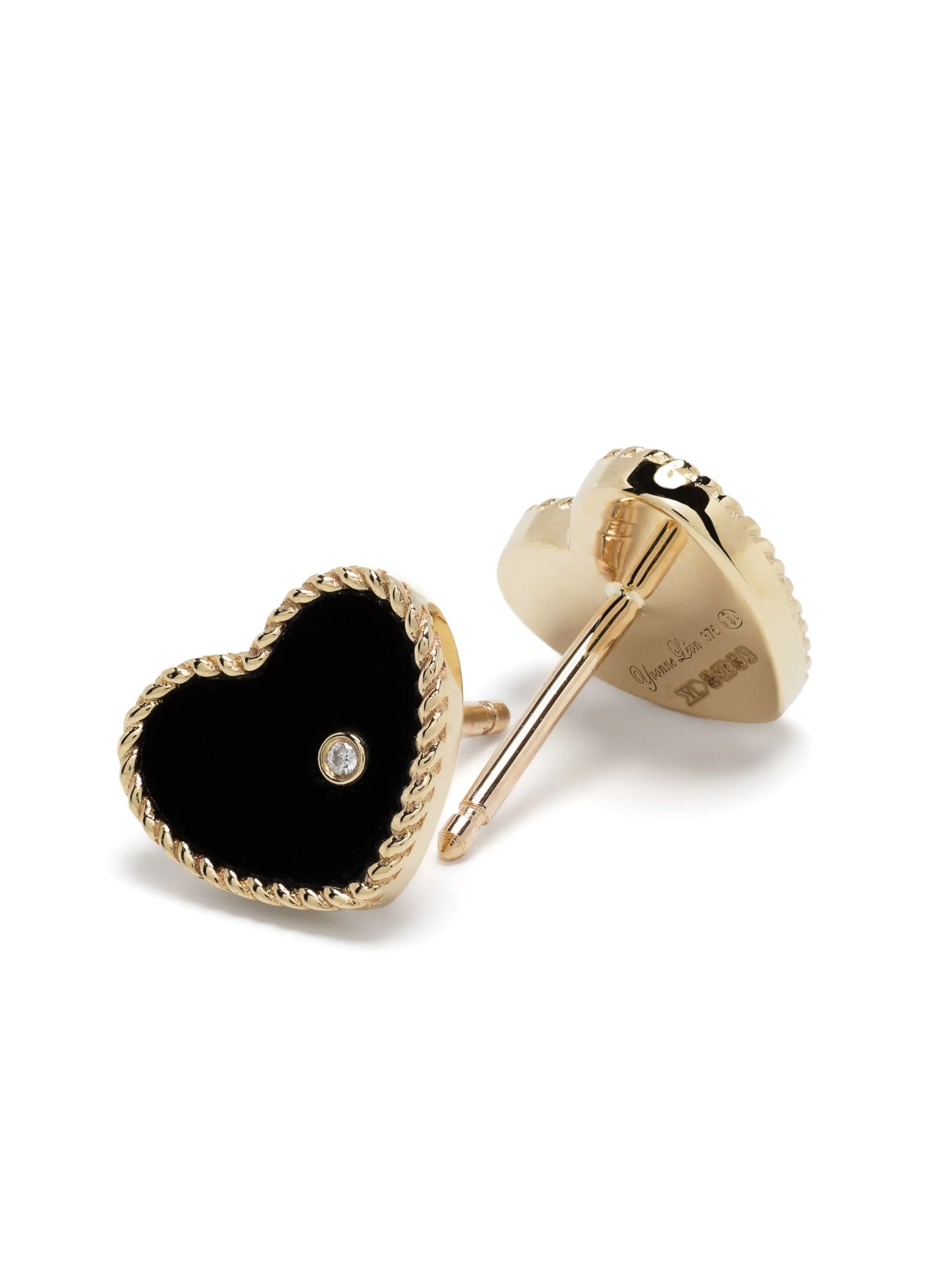 9kt yellow gold stud earrings