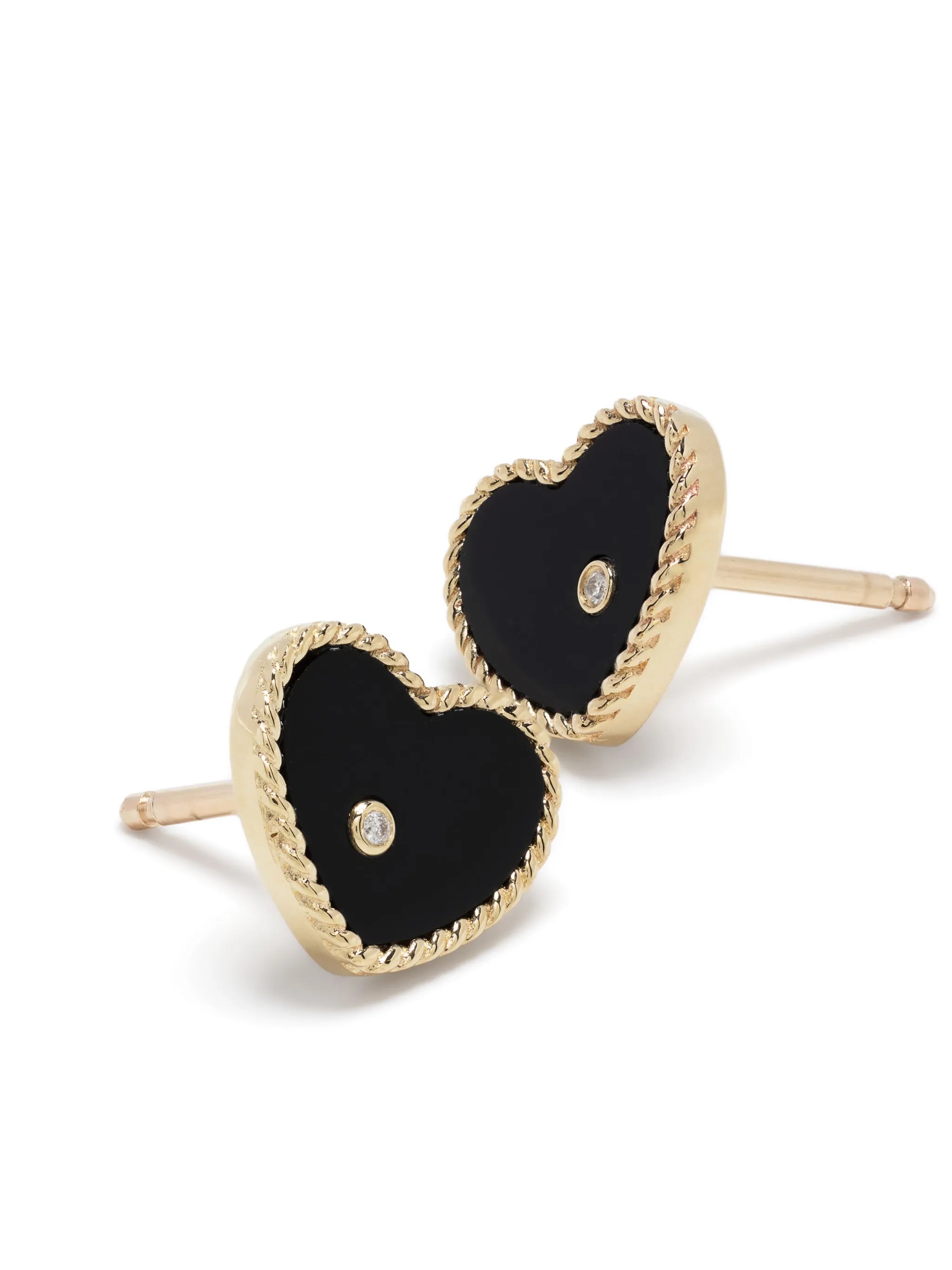 9kt yellow gold stud earrings