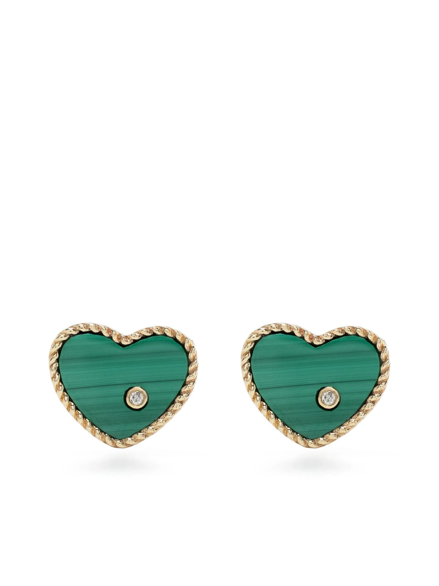 9kt yellow gold stud earrings