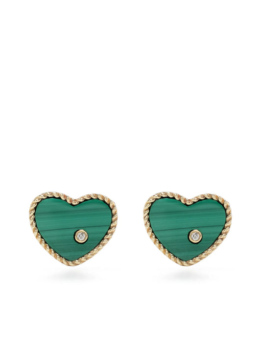 9kt yellow gold stud earrings