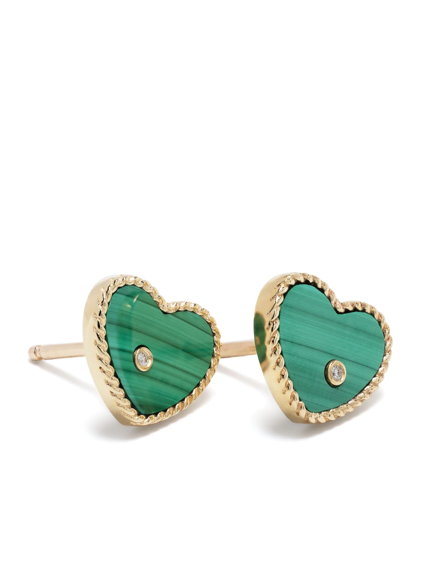 9kt yellow gold stud earrings