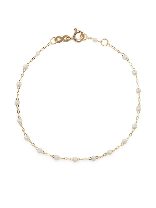 18kt yellow gold Classic Gigi beaded bracelet