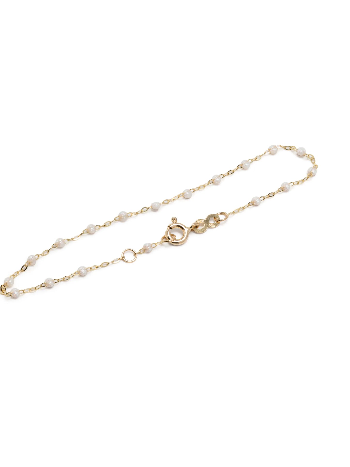 18kt yellow gold Classic Gigi beaded bracelet