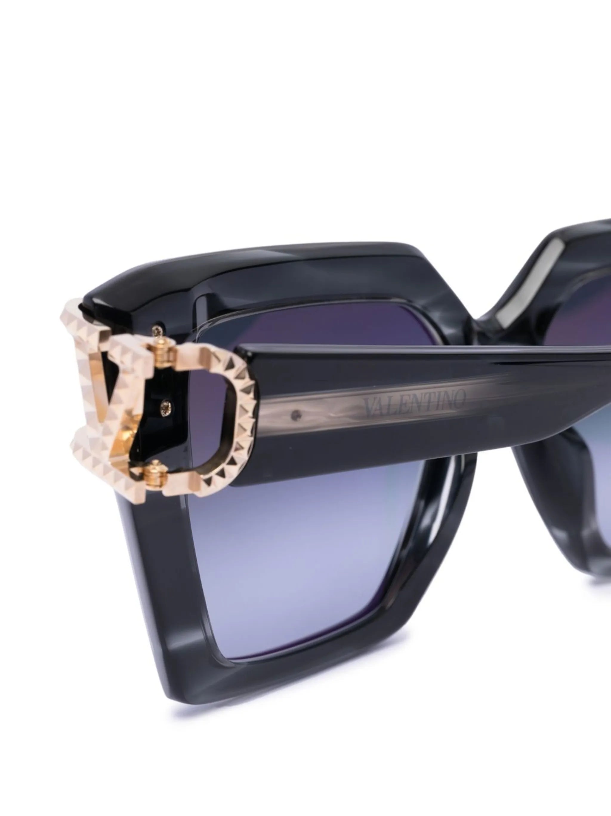 VLogo Signature square-frame sunglasses