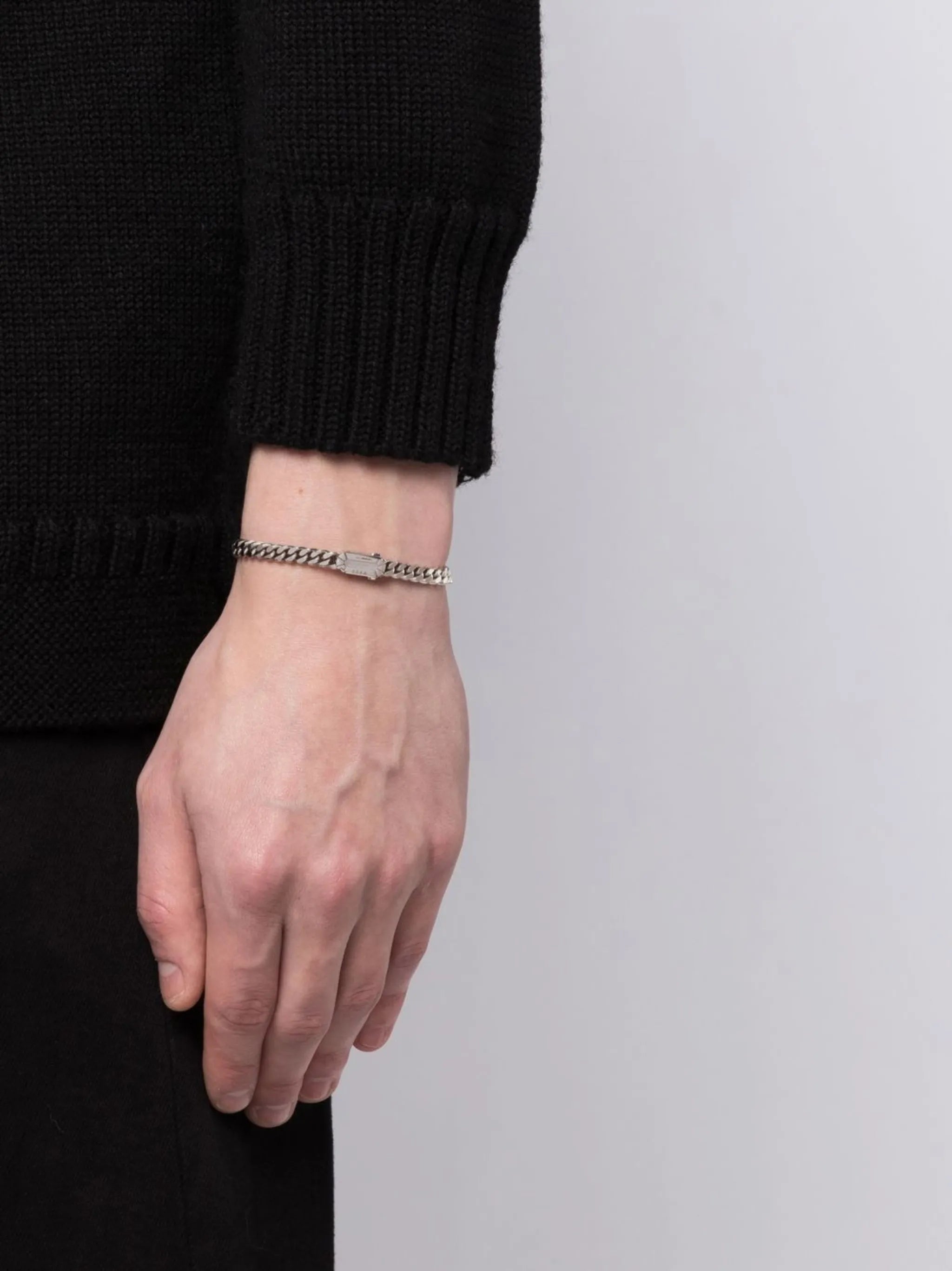 18kt White Gold chain bracelet
