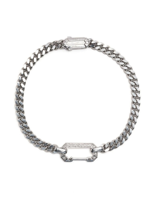 18kt White Gold chain bracelet