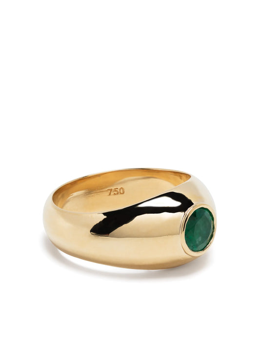 emerald signet ring