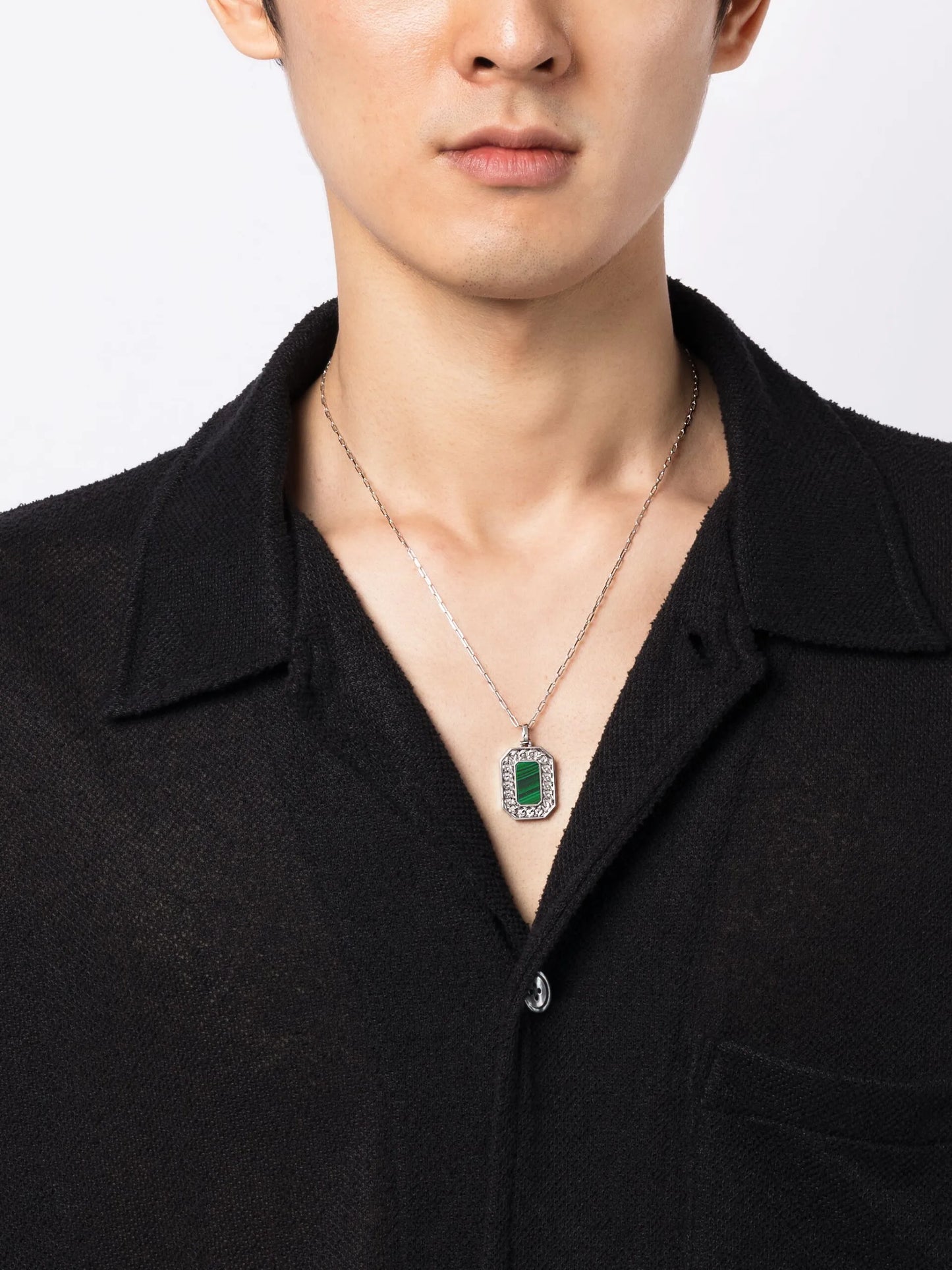 statement rolo-chain necklace