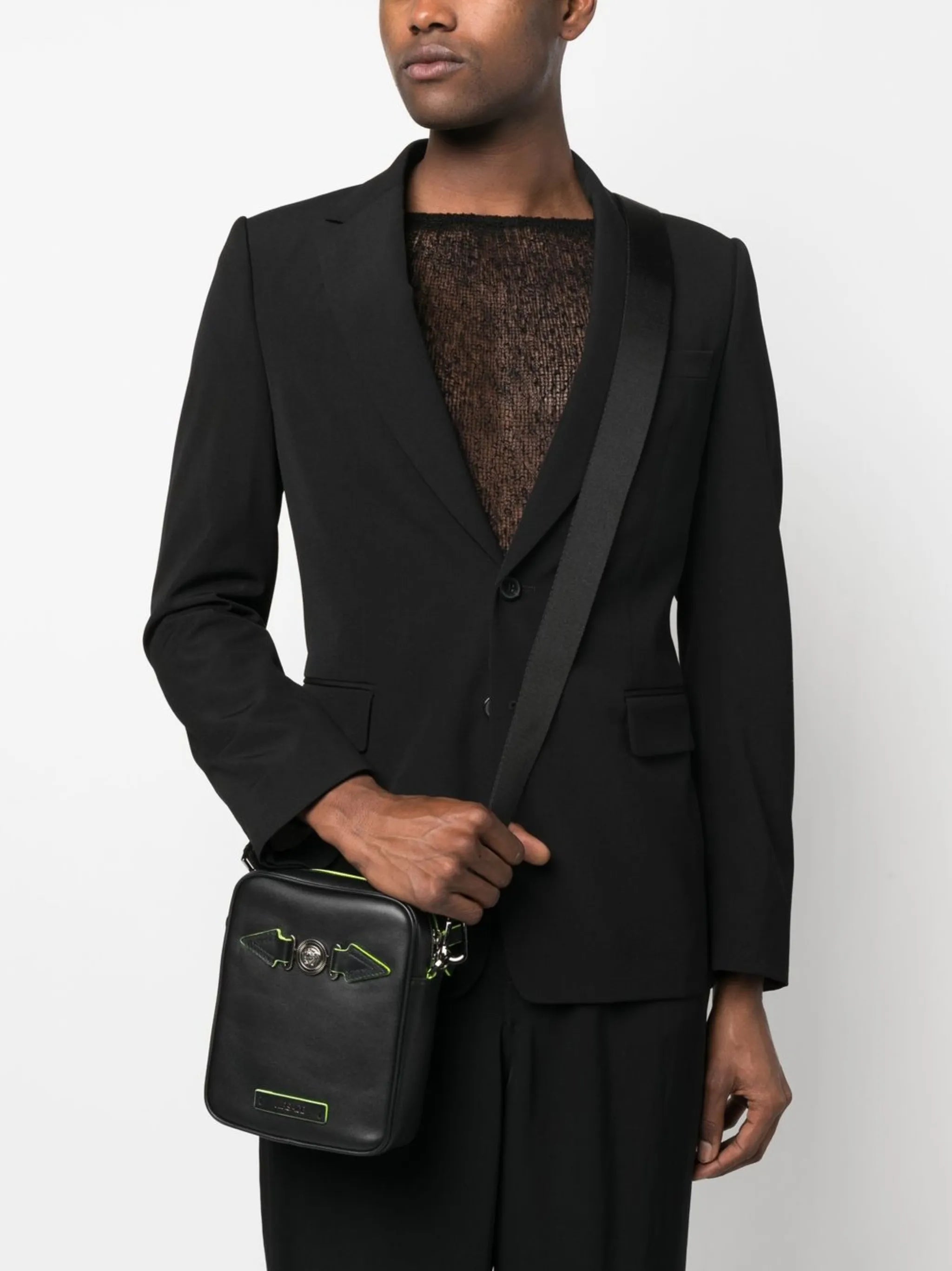 Medusa Biggie leather crossbody bag