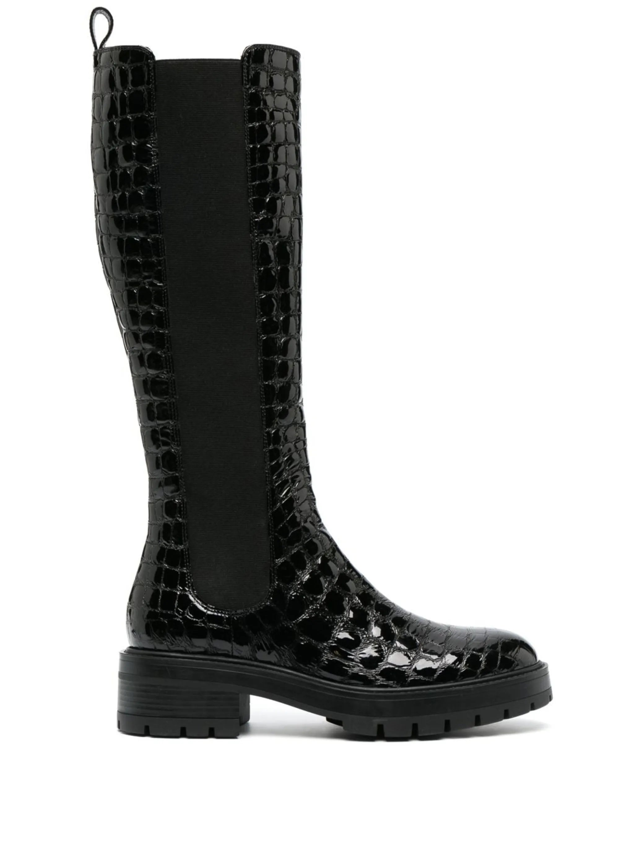 Crosby 50mm knee-high Chelsea boots