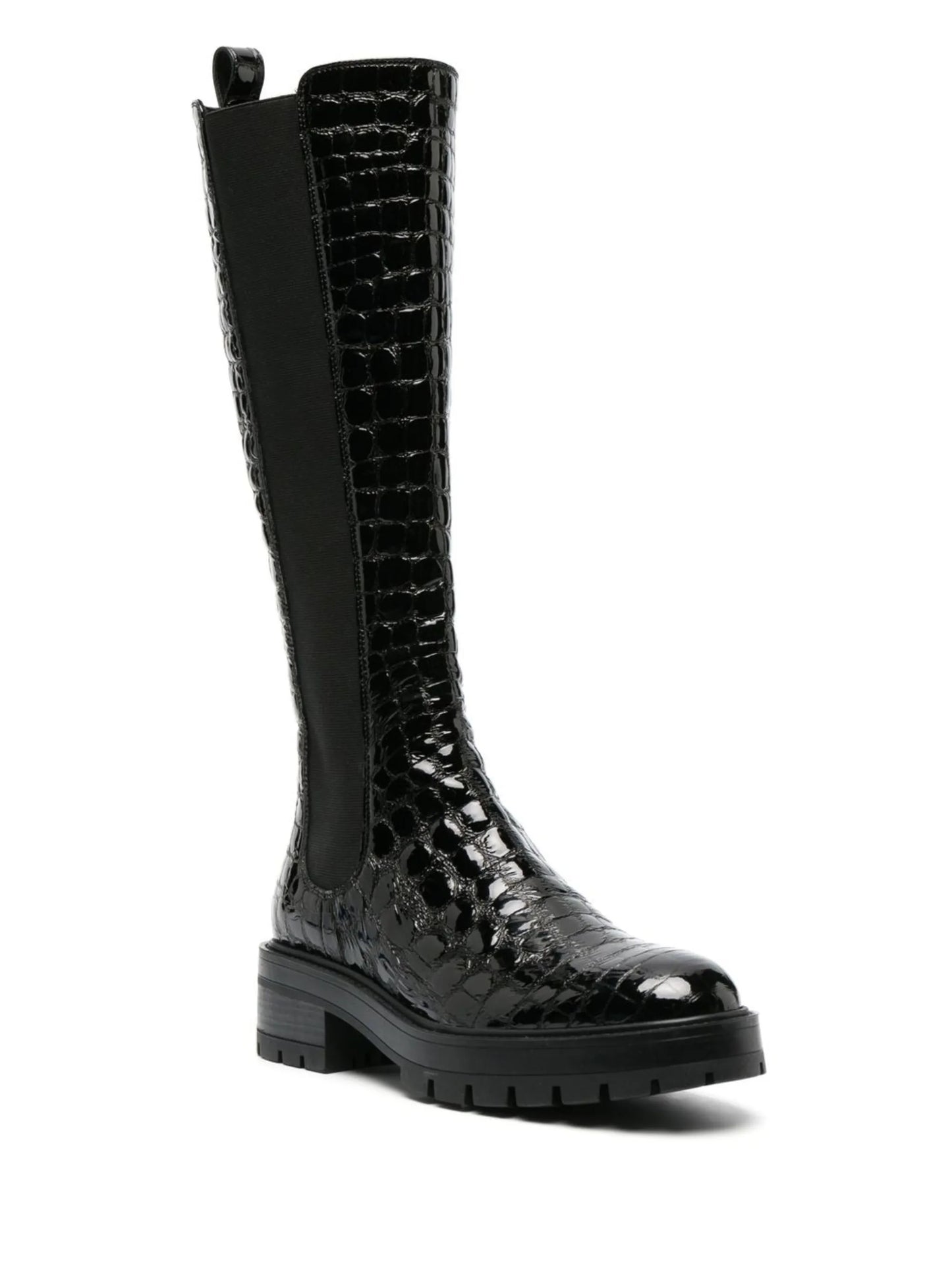 Crosby 50mm knee-high Chelsea boots