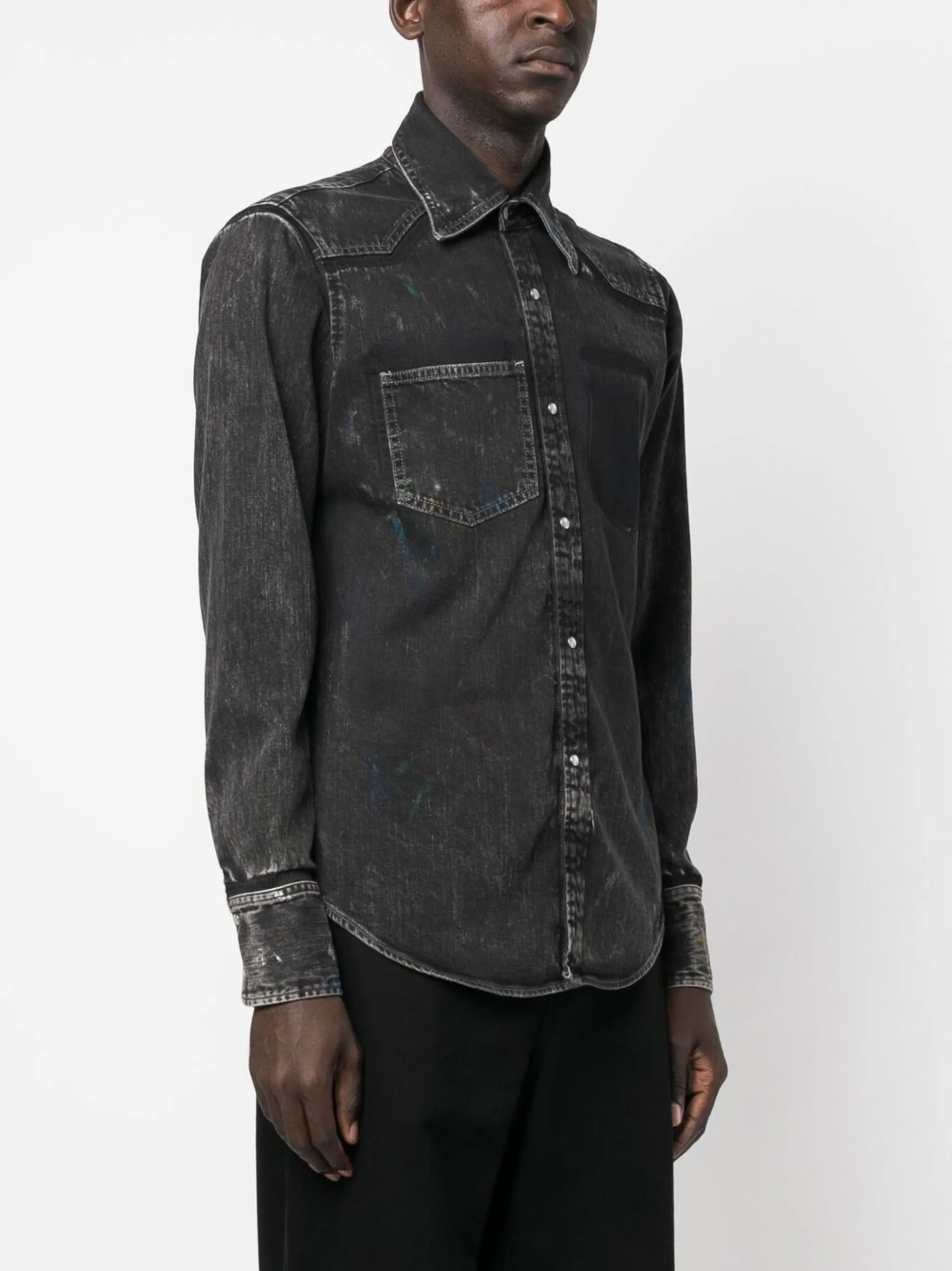 front press-stud fastening jacket