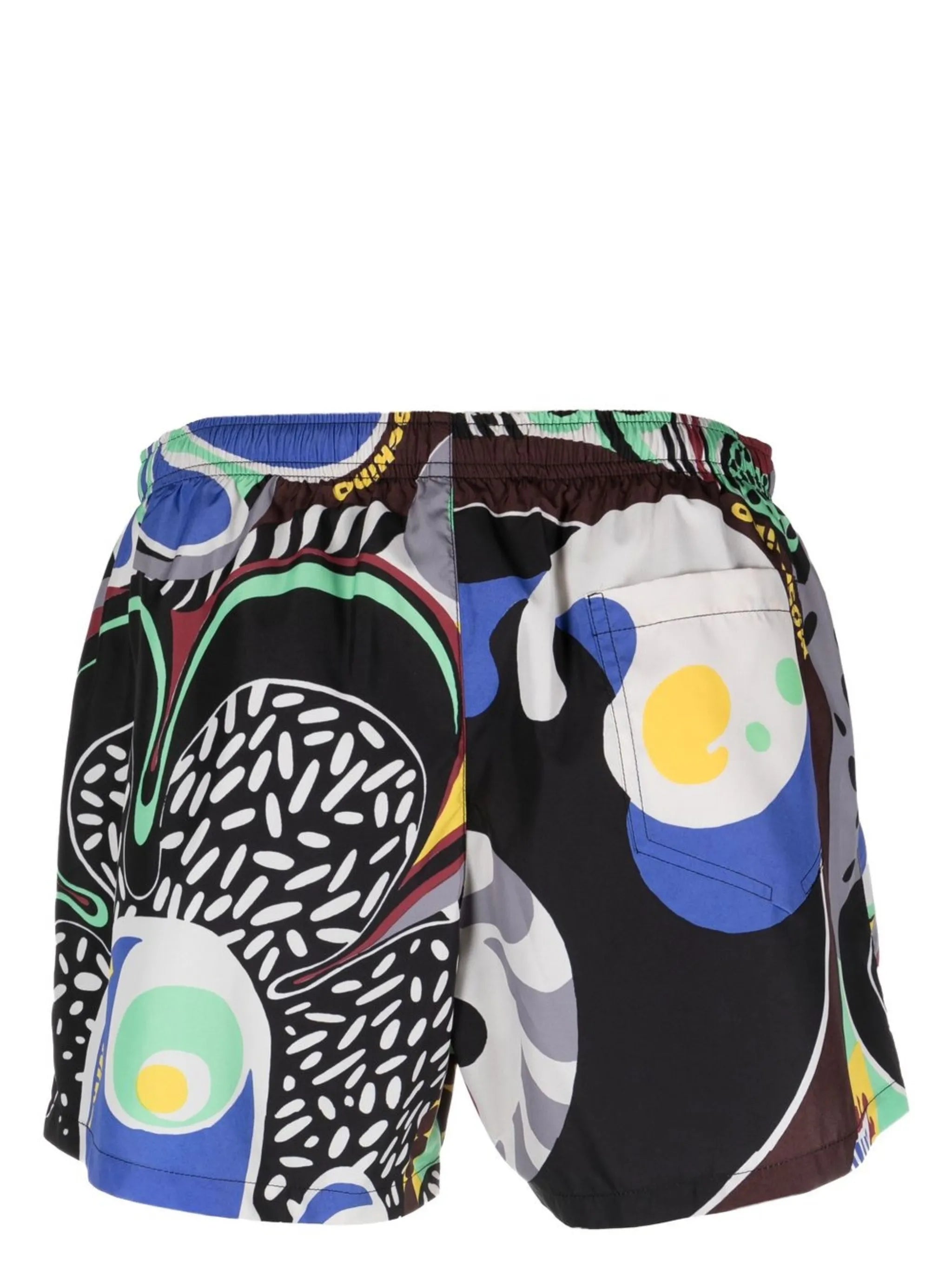 all-over graphic-print swim shorts