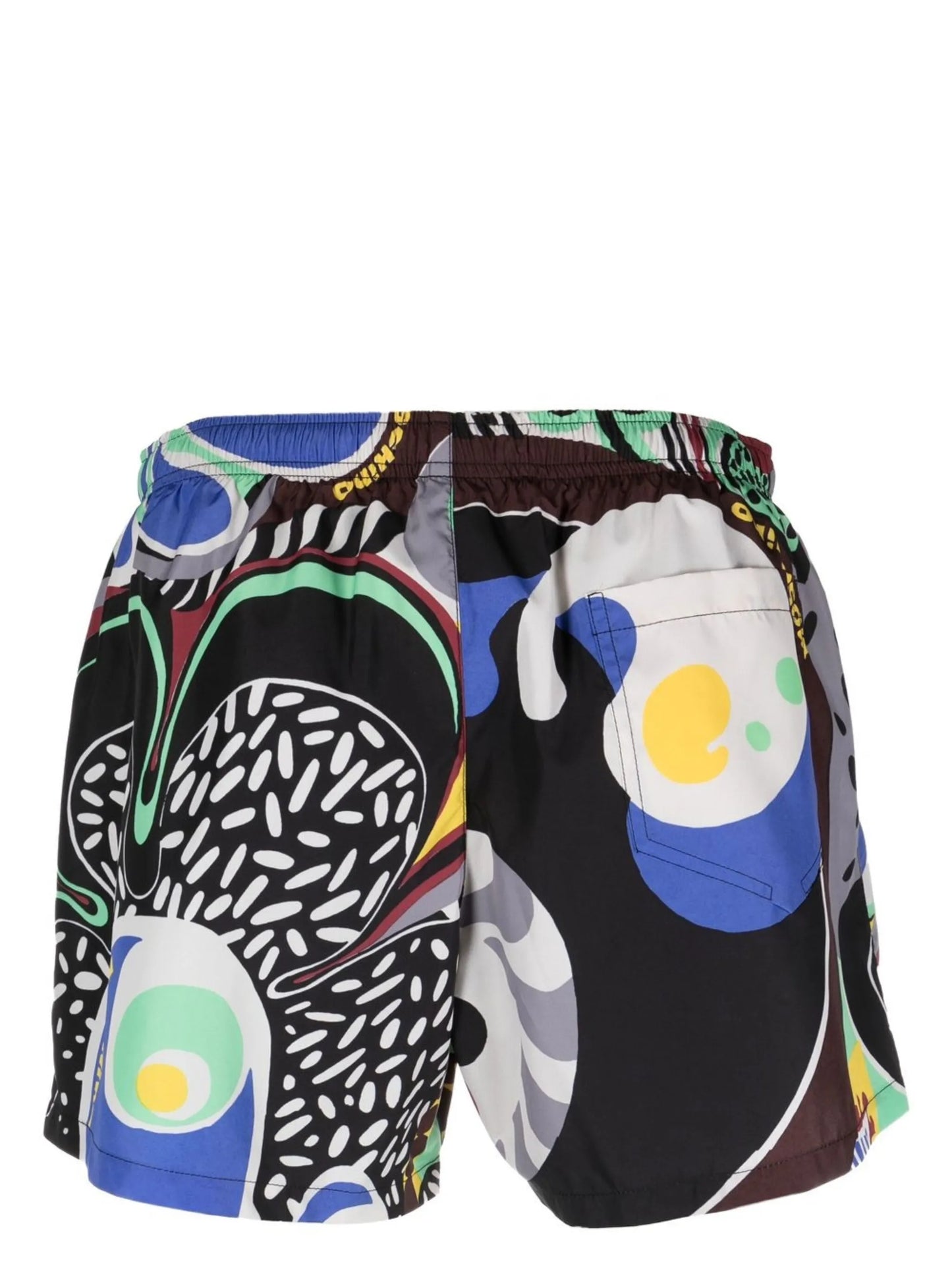 all-over graphic-print swim shorts