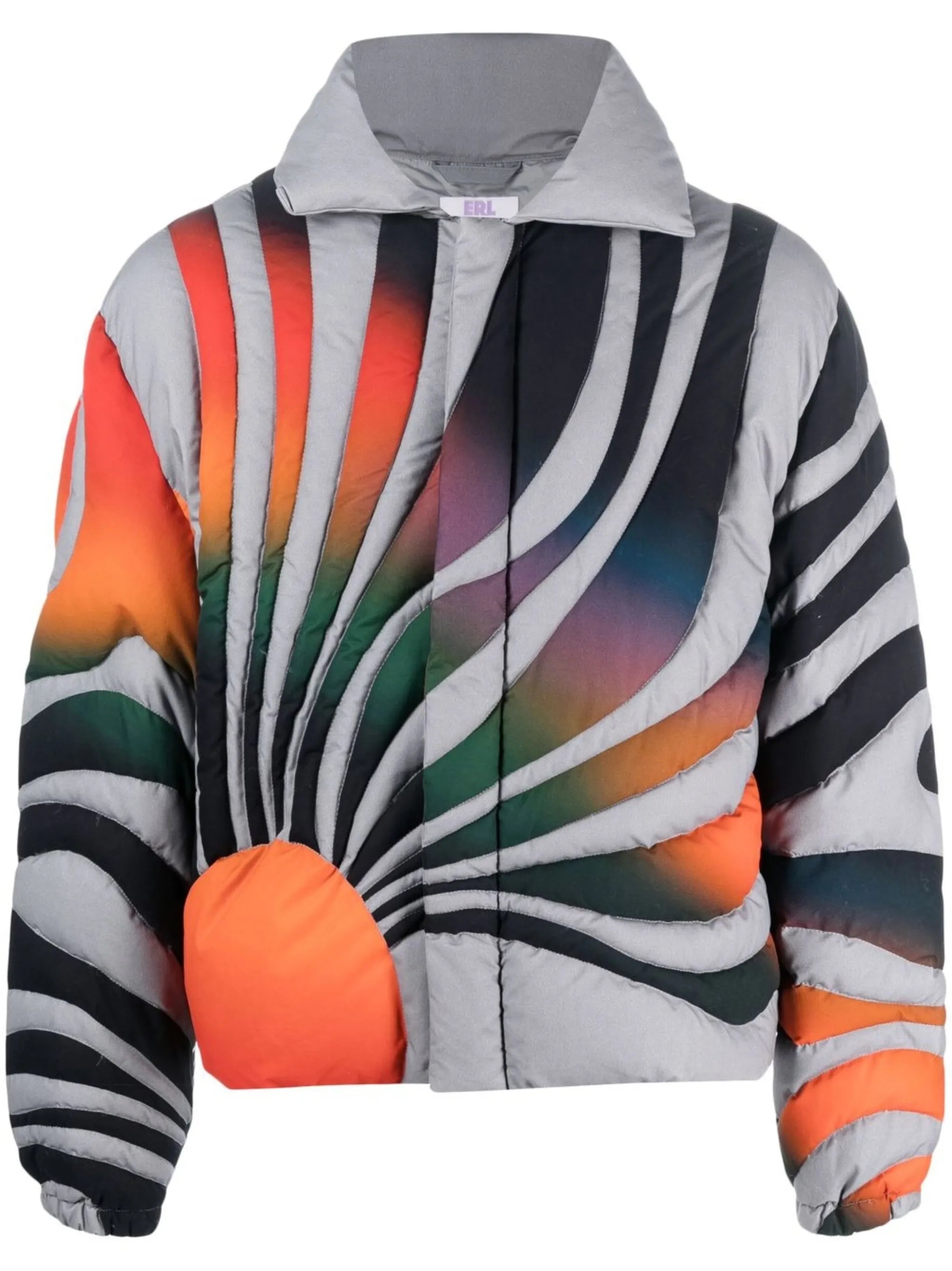 Sunset quilted zip-up jacket