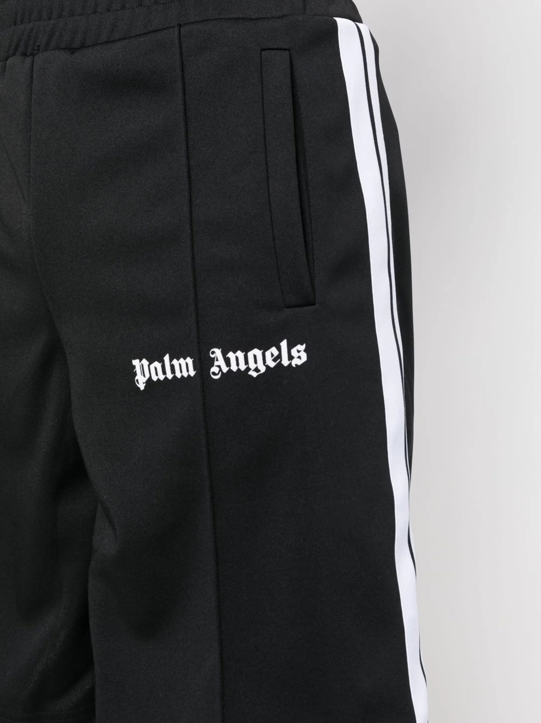 logo-print track shorts