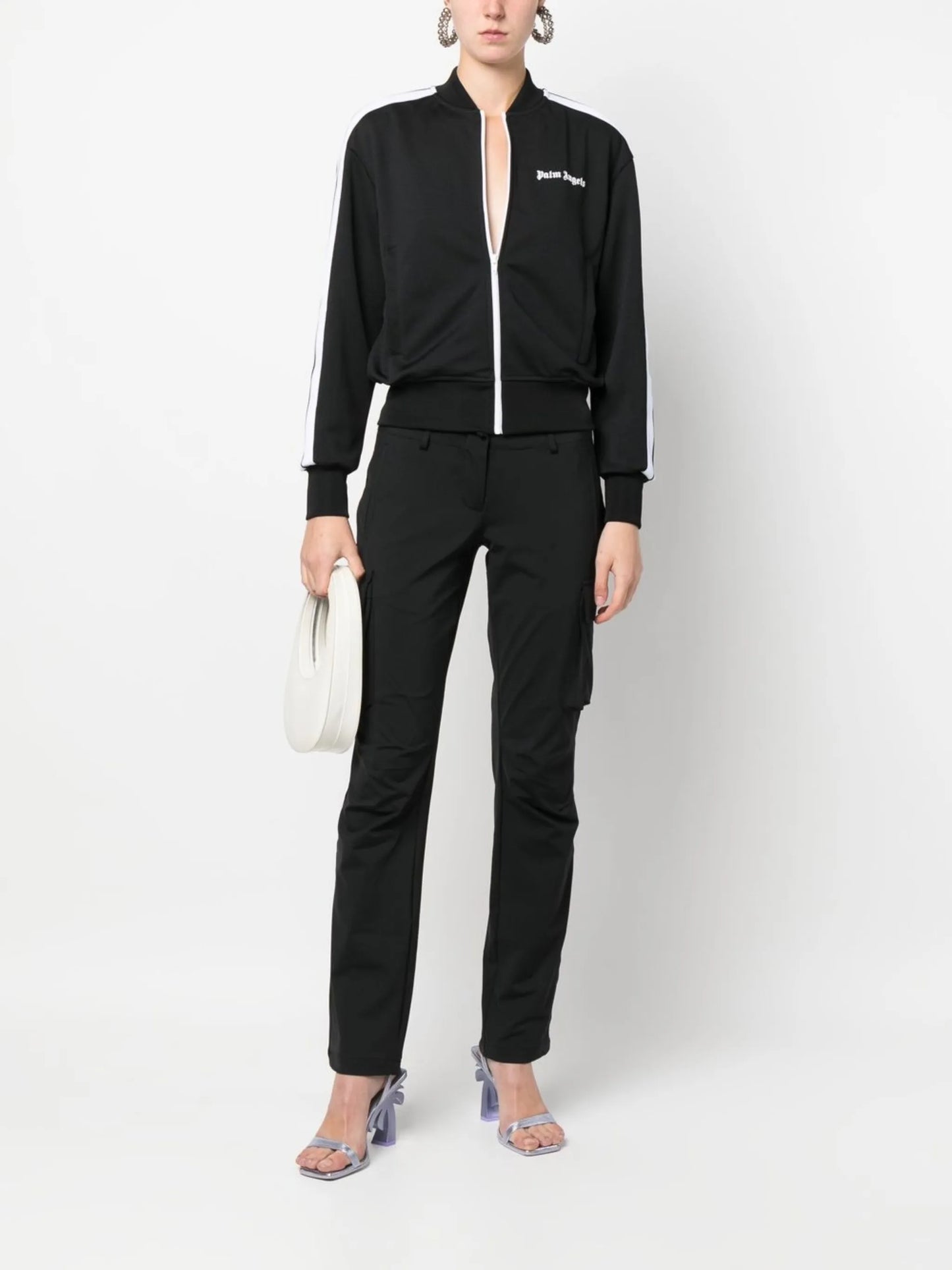 logo-print track jacket