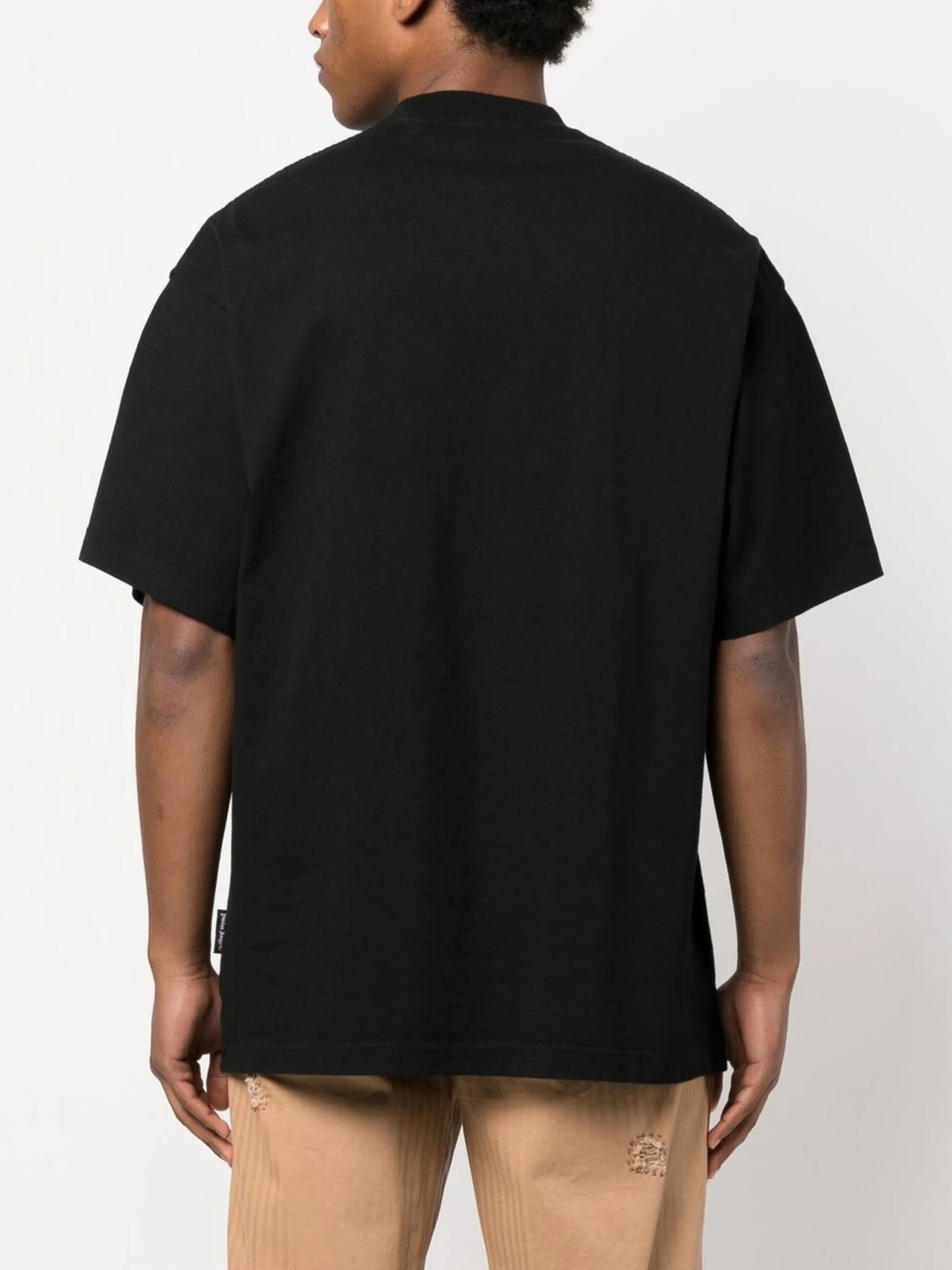 logo-print organic cotton T-shirt