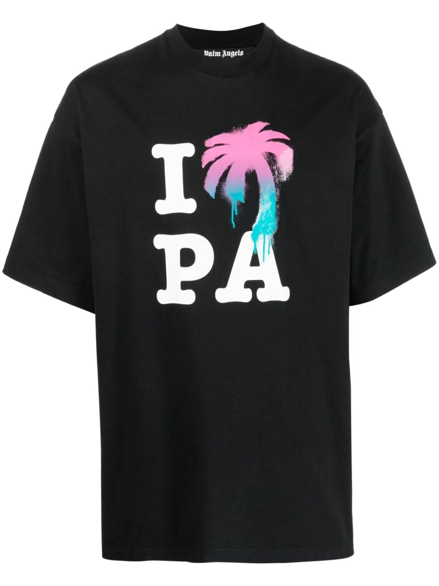 logo-print organic cotton T-shirt