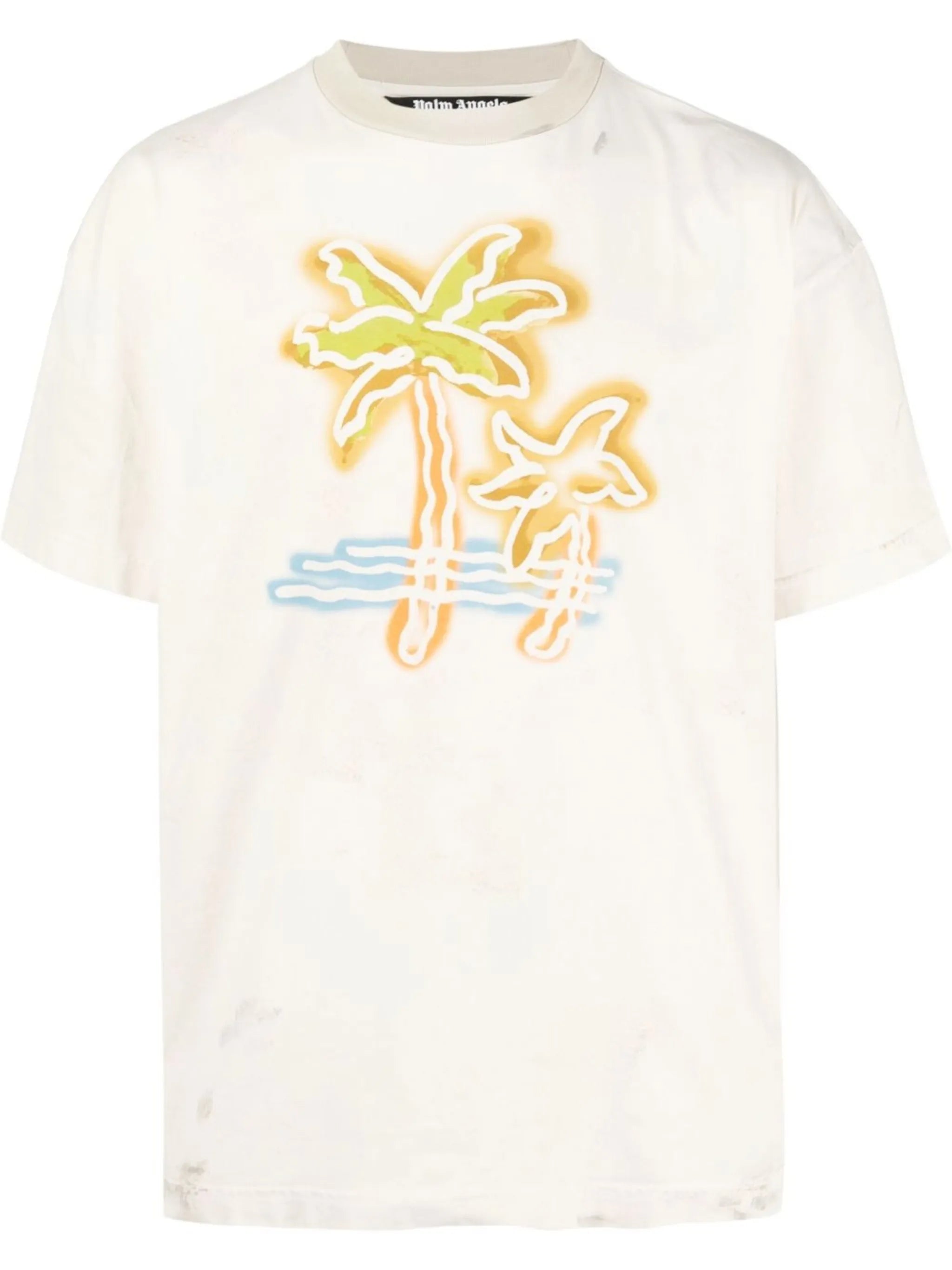 logo-print cotton T-shirt