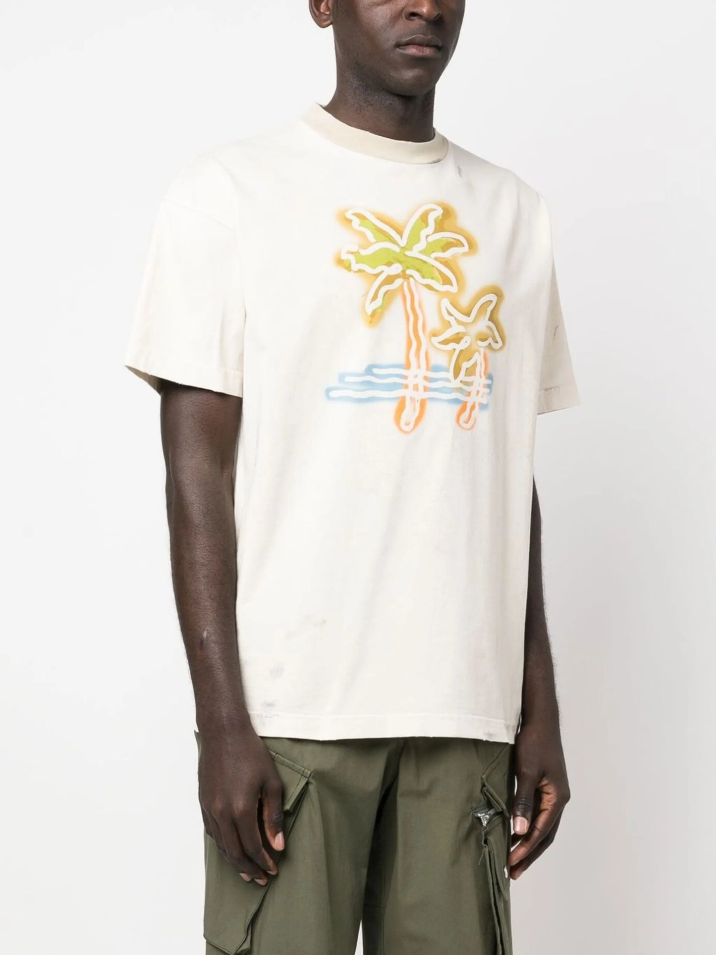 logo-print cotton T-shirt