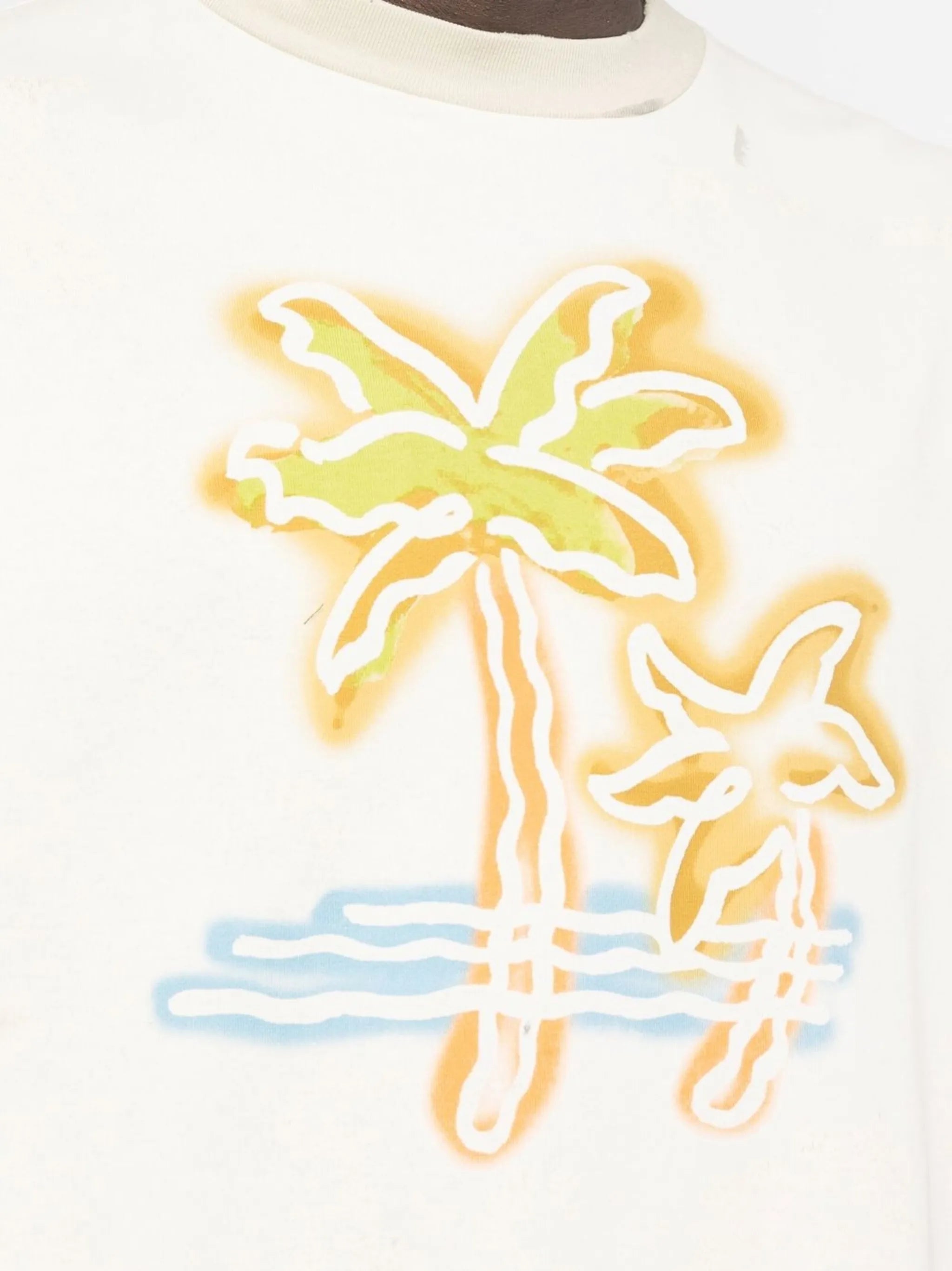 logo-print cotton T-shirt