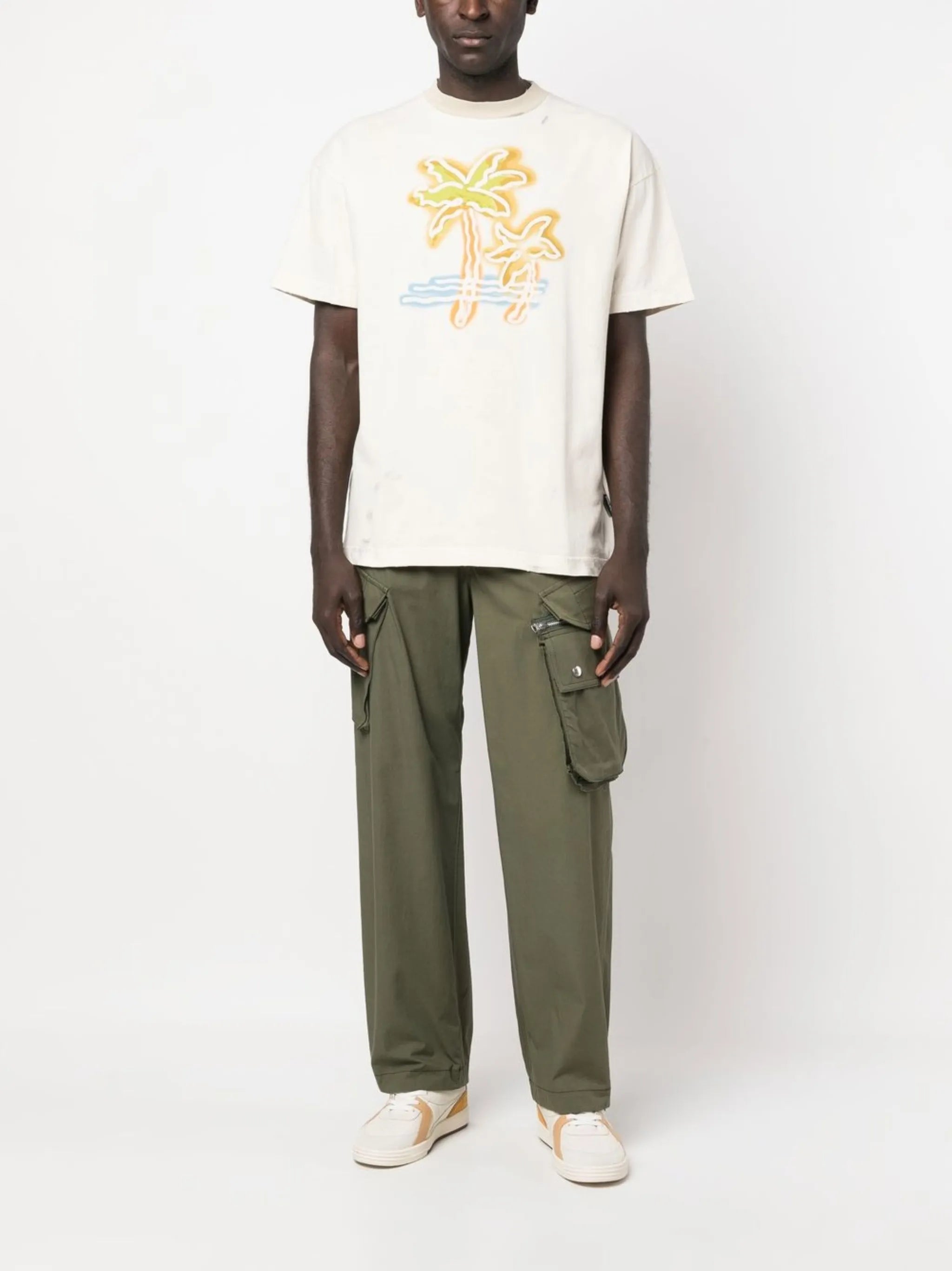 logo-print cotton T-shirt
