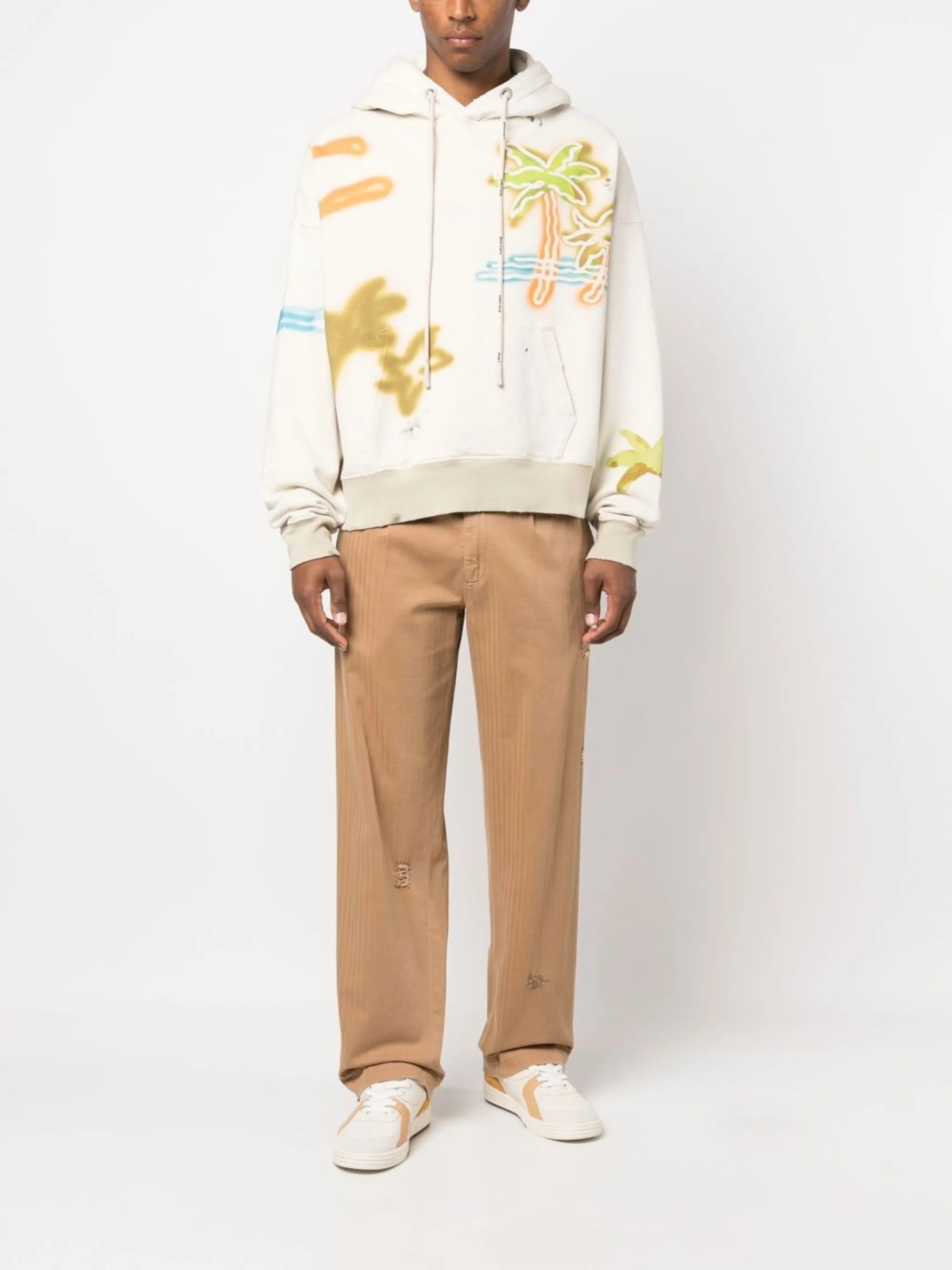 logo-print hoodie