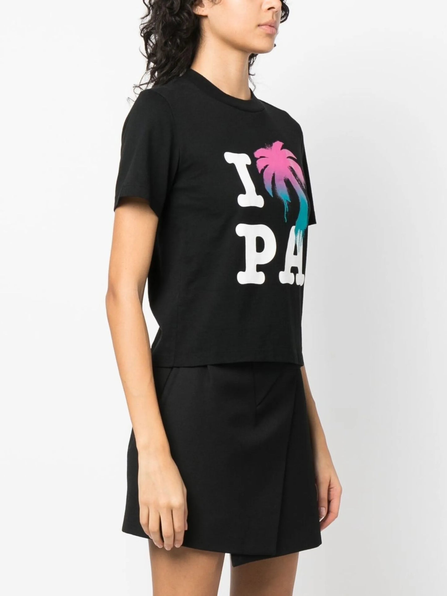 logo-print organic cotton T-shirt