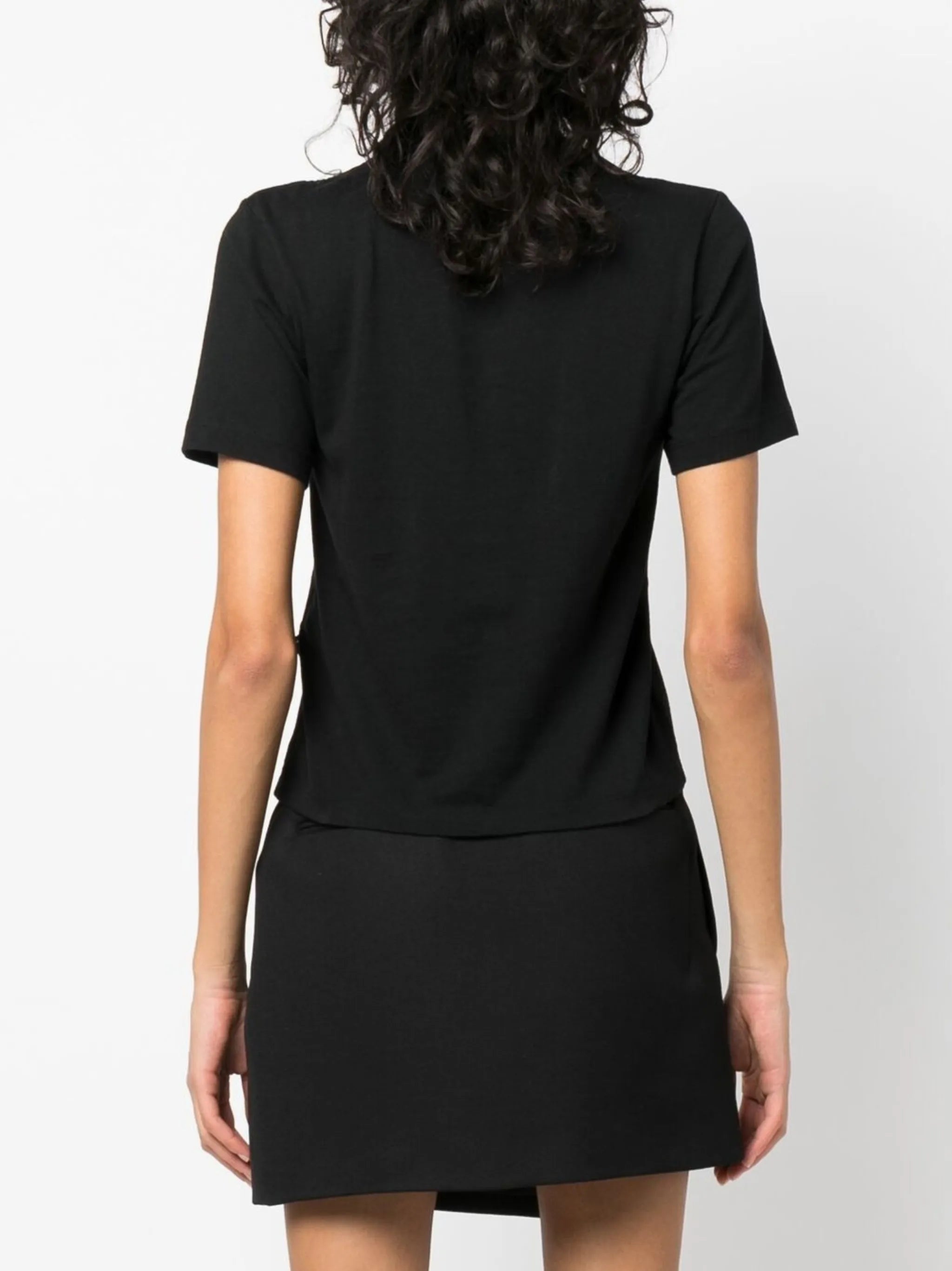 logo-print organic cotton T-shirt