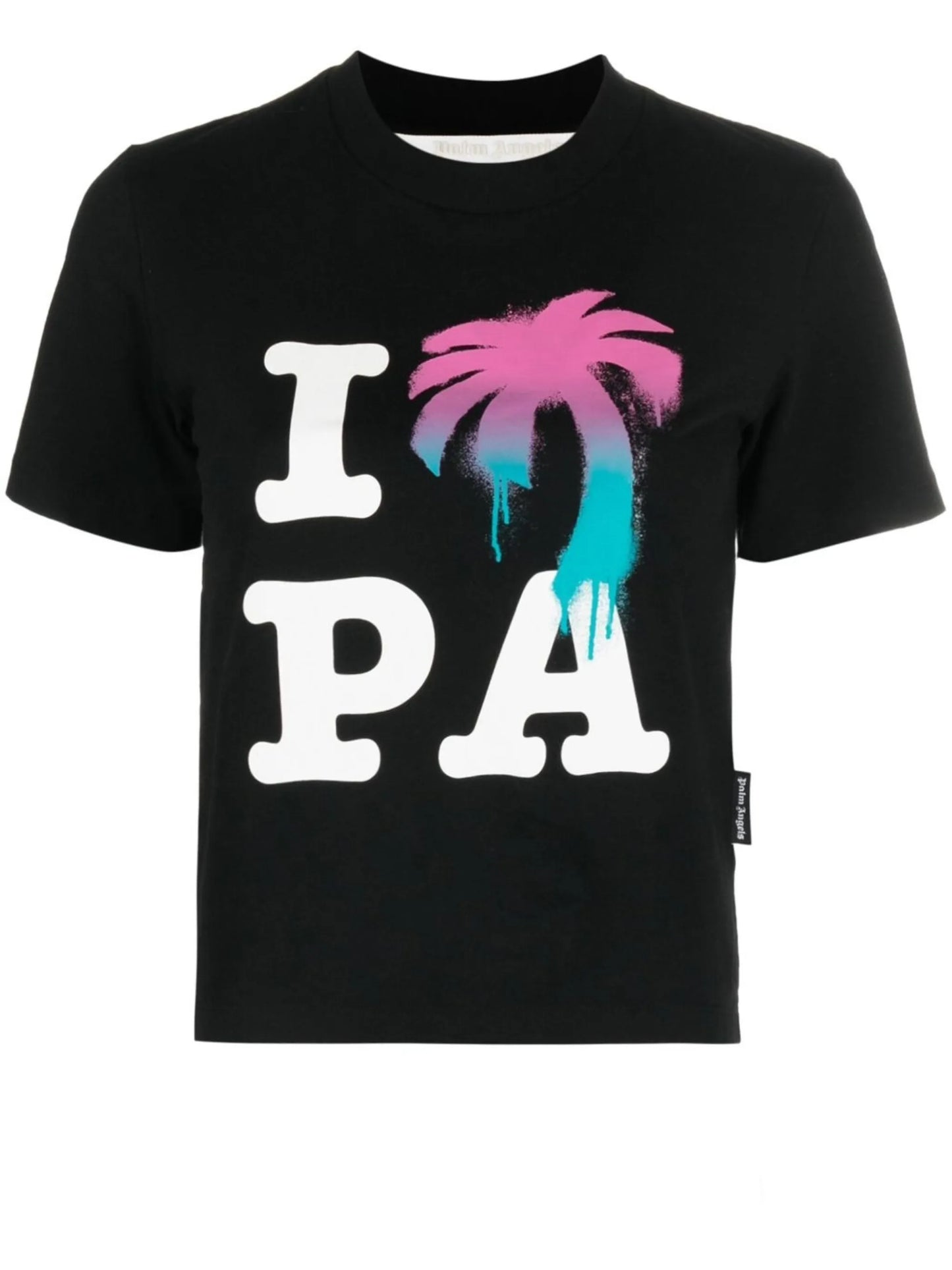 logo-print organic cotton T-shirt