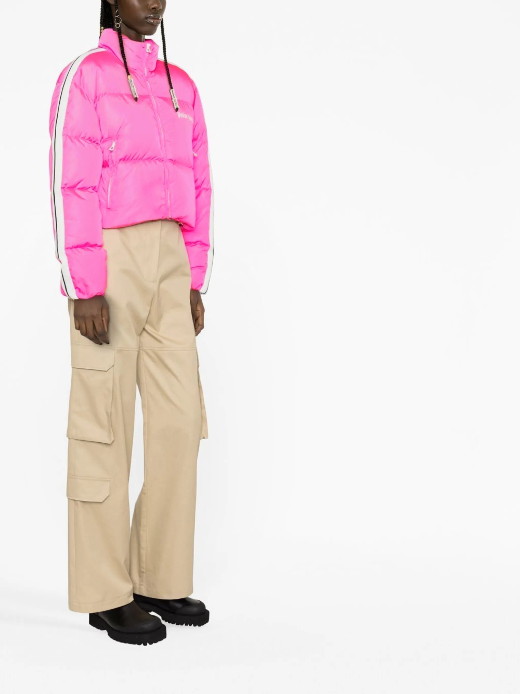 cropped puffer jacket