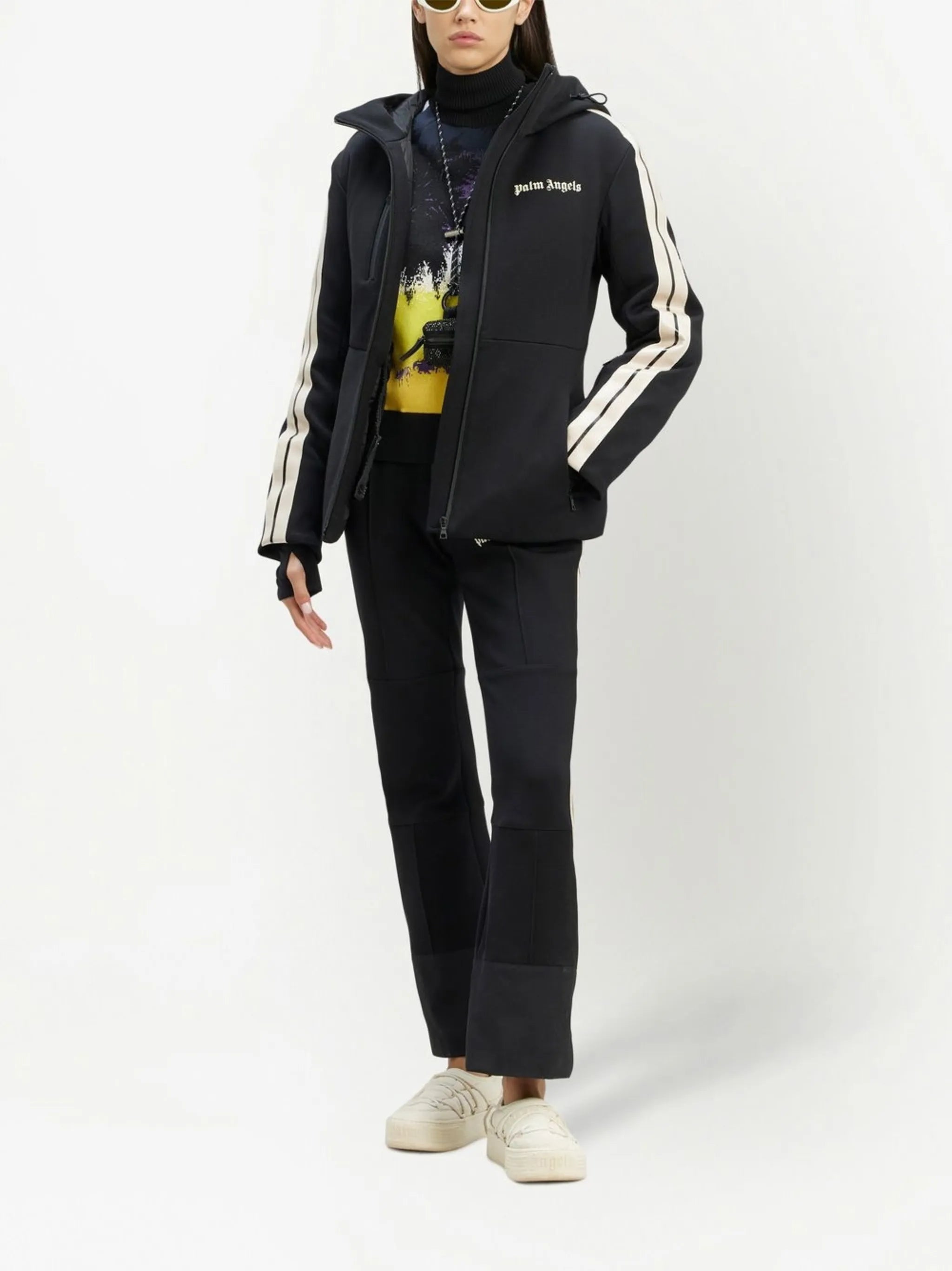 logo-print ski jacket