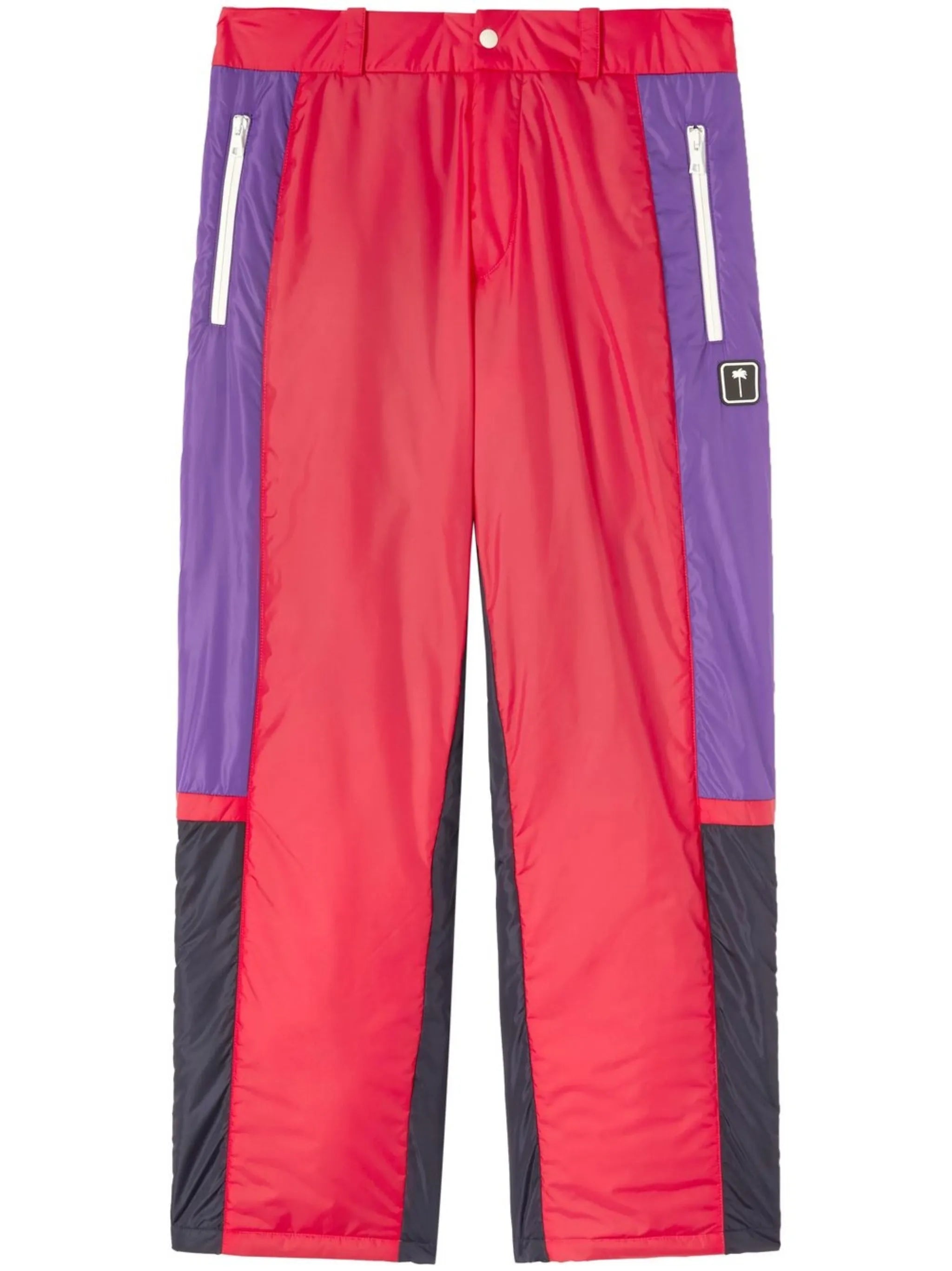 Thunderbolt colour-block ski trousers