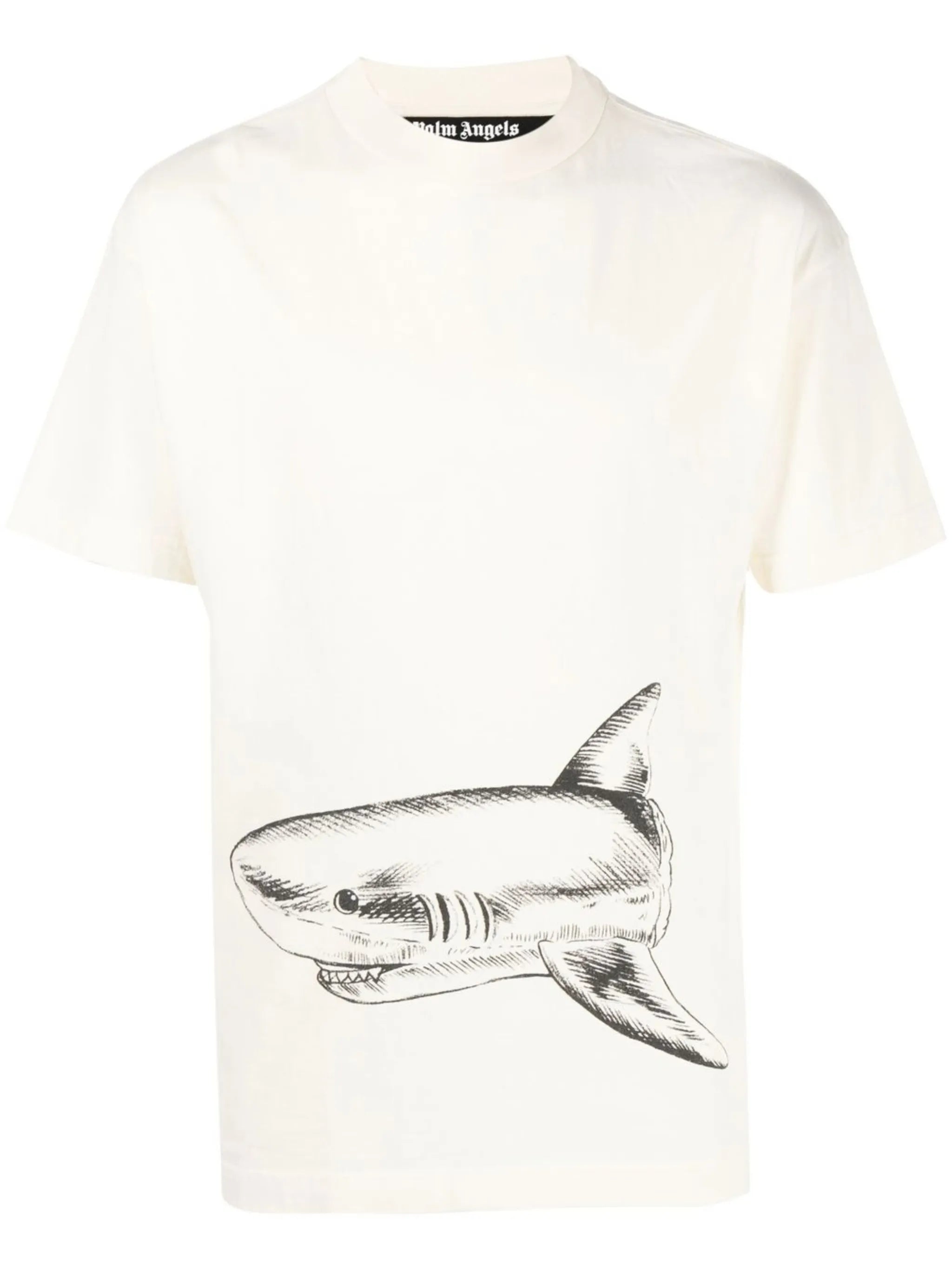 Broken Shark-print T-shirt