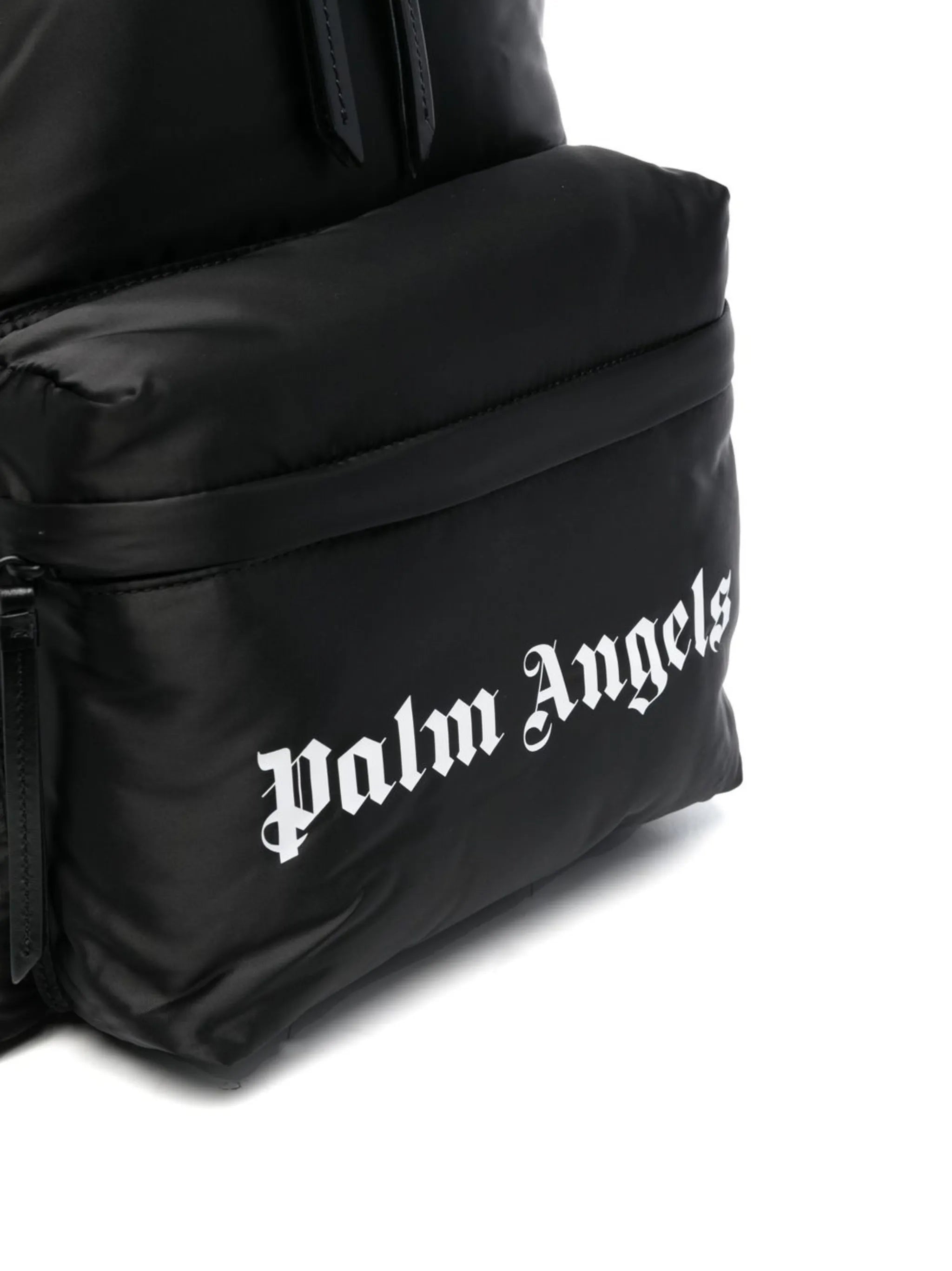 logo-print backpack