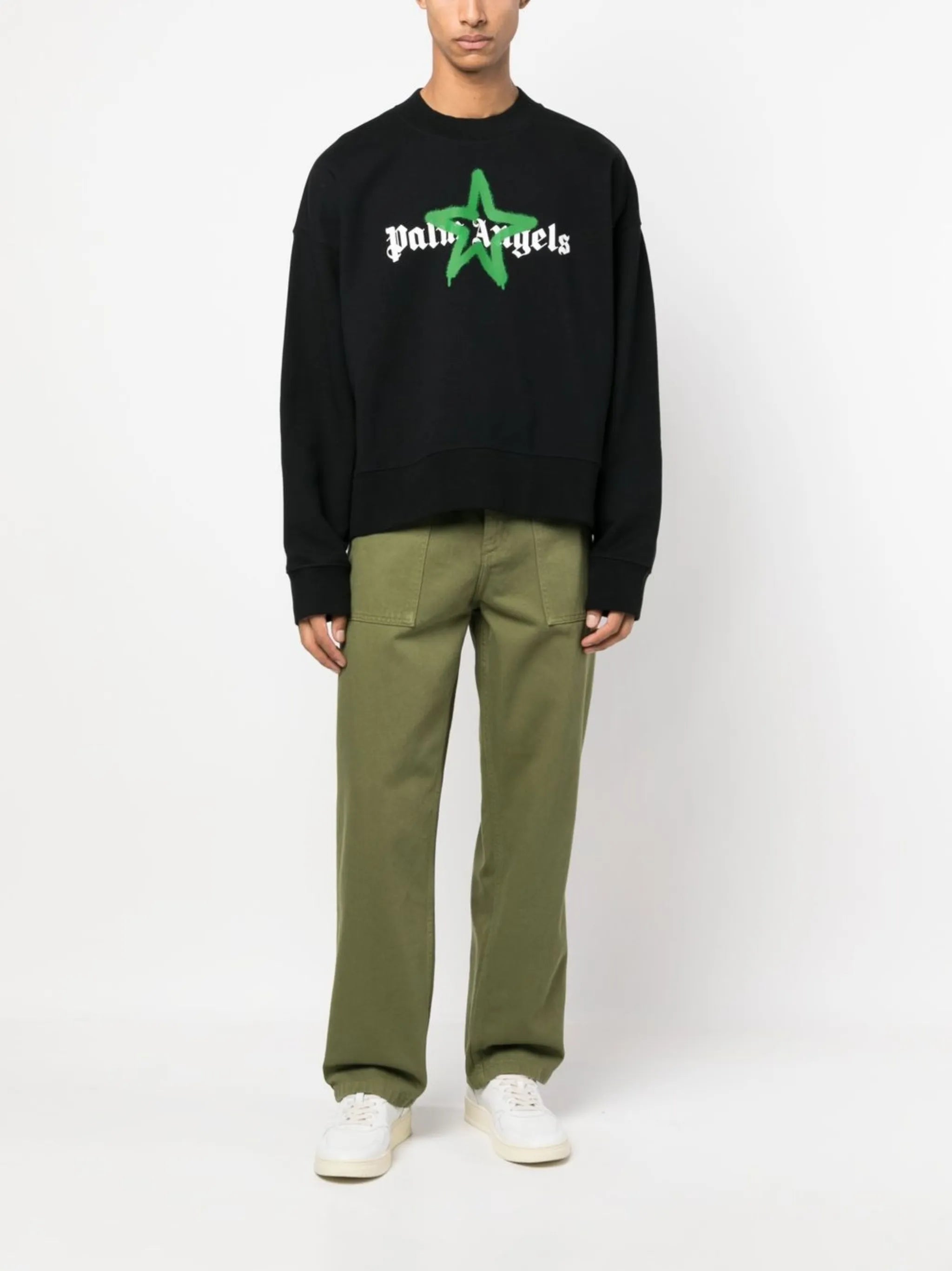 logo-print crew-neck sweatshirt