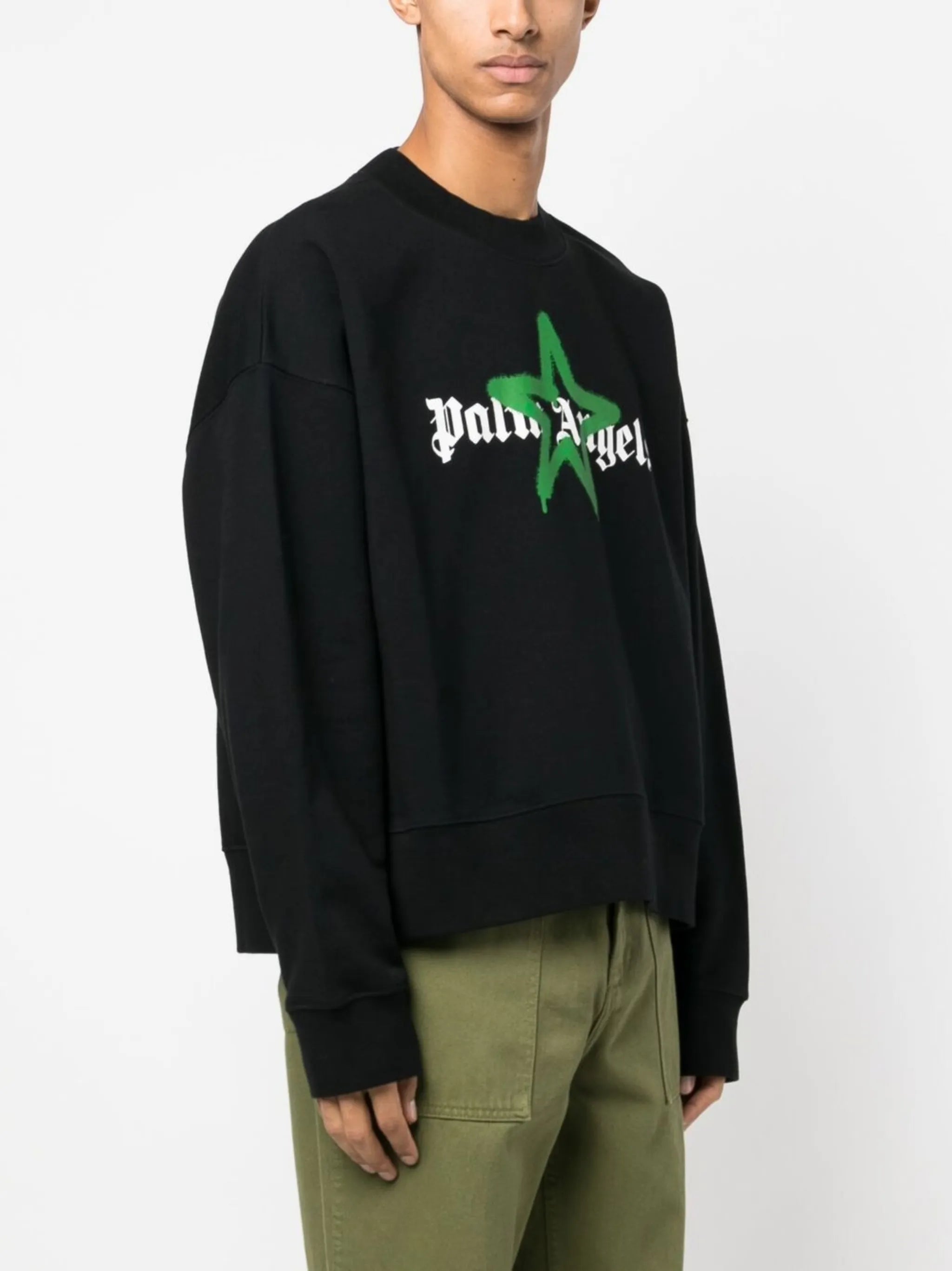 logo-print crew-neck sweatshirt