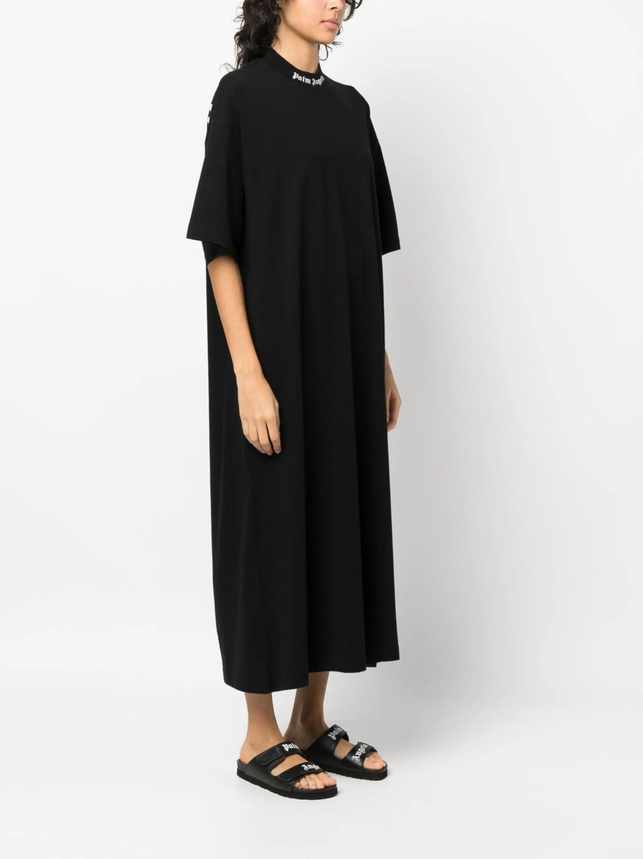 logo-print T-shirt dress