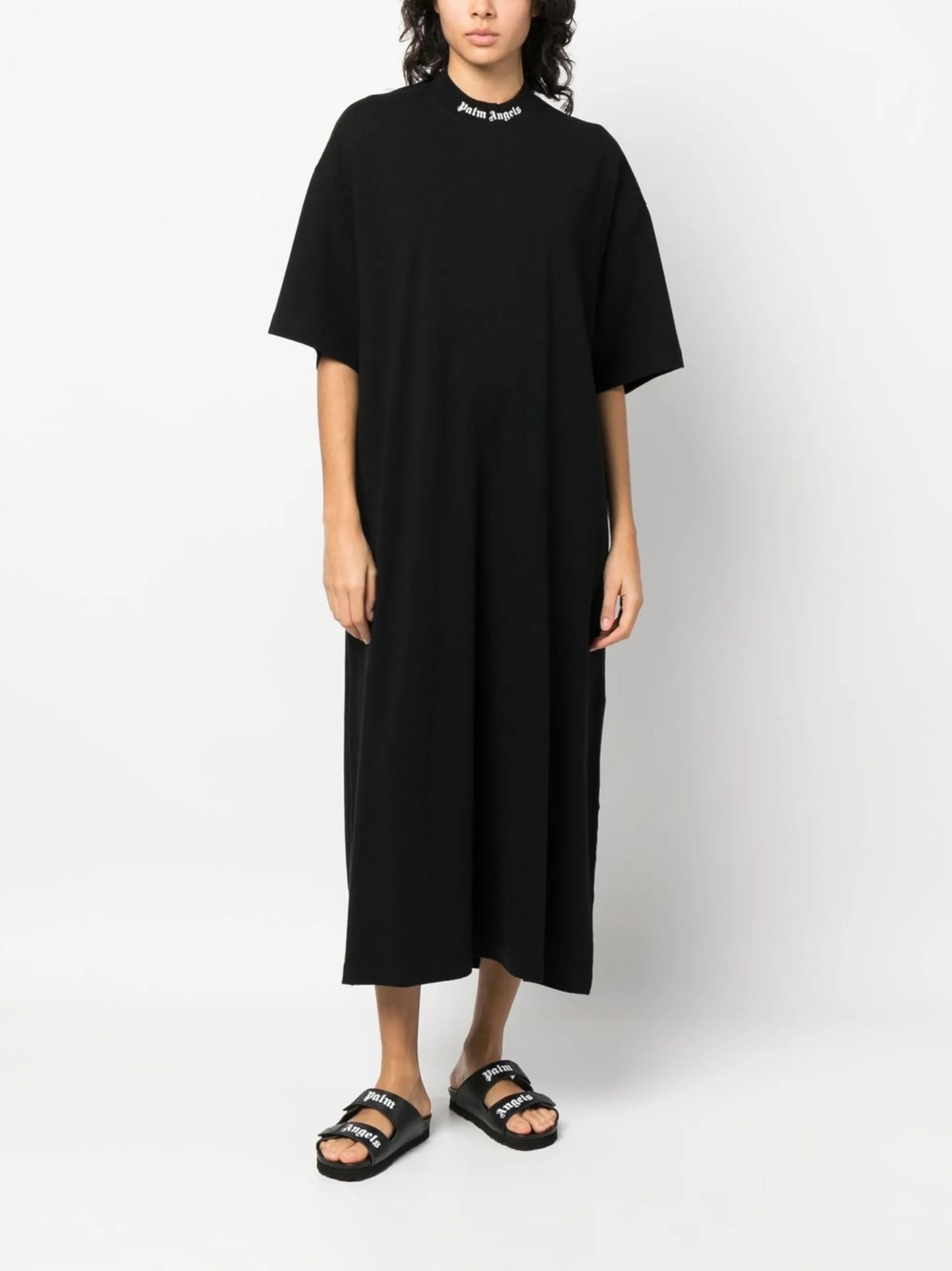 logo-print T-shirt dress