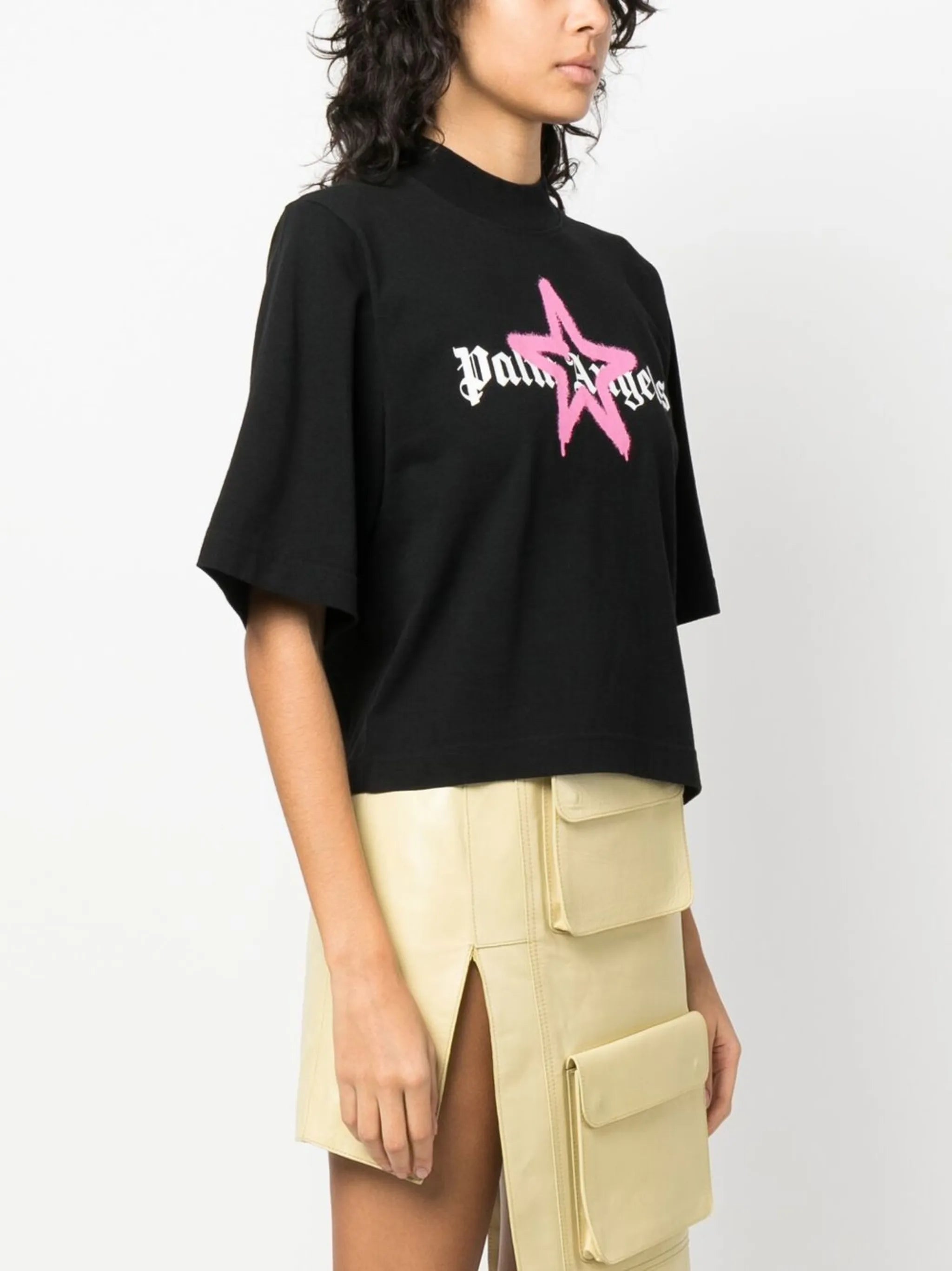 star logo cropped T-shirt
