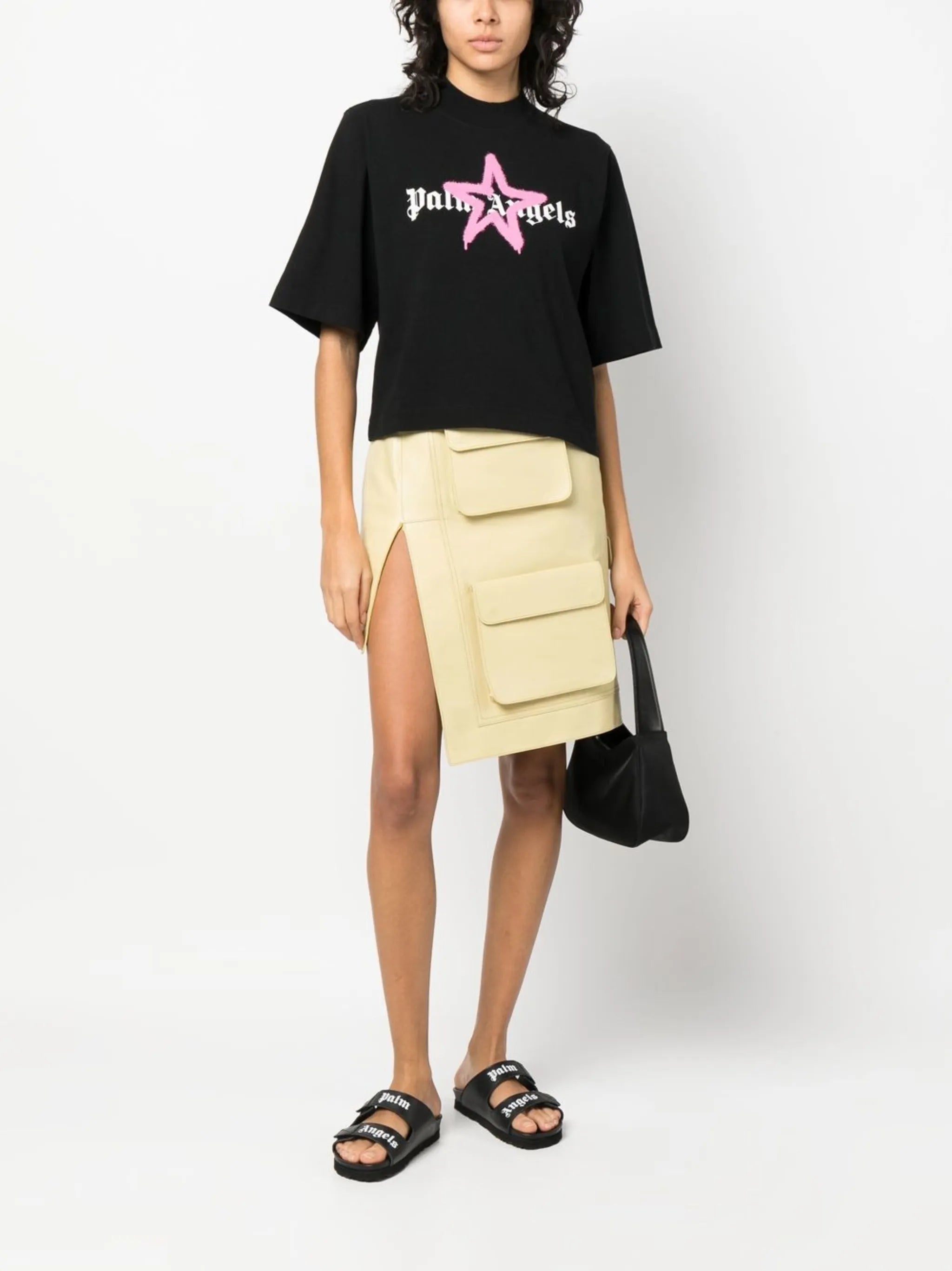 star logo cropped T-shirt