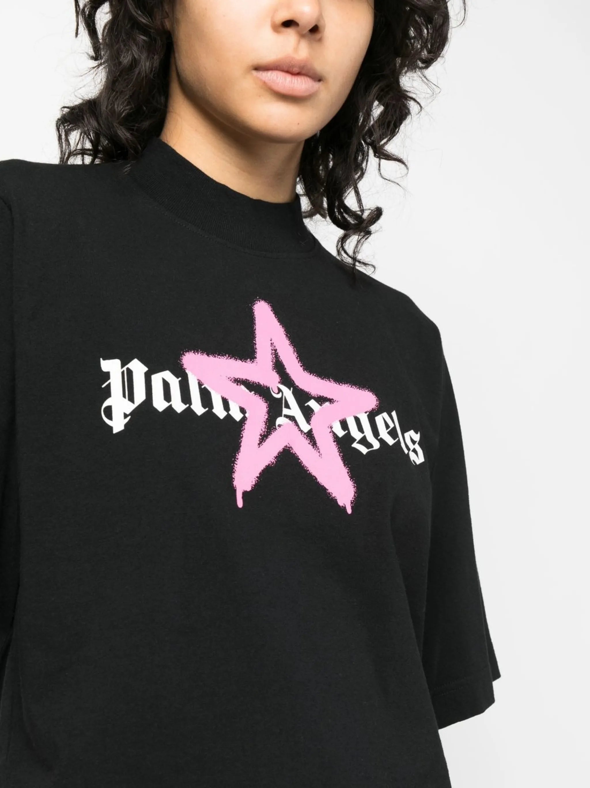 star logo cropped T-shirt