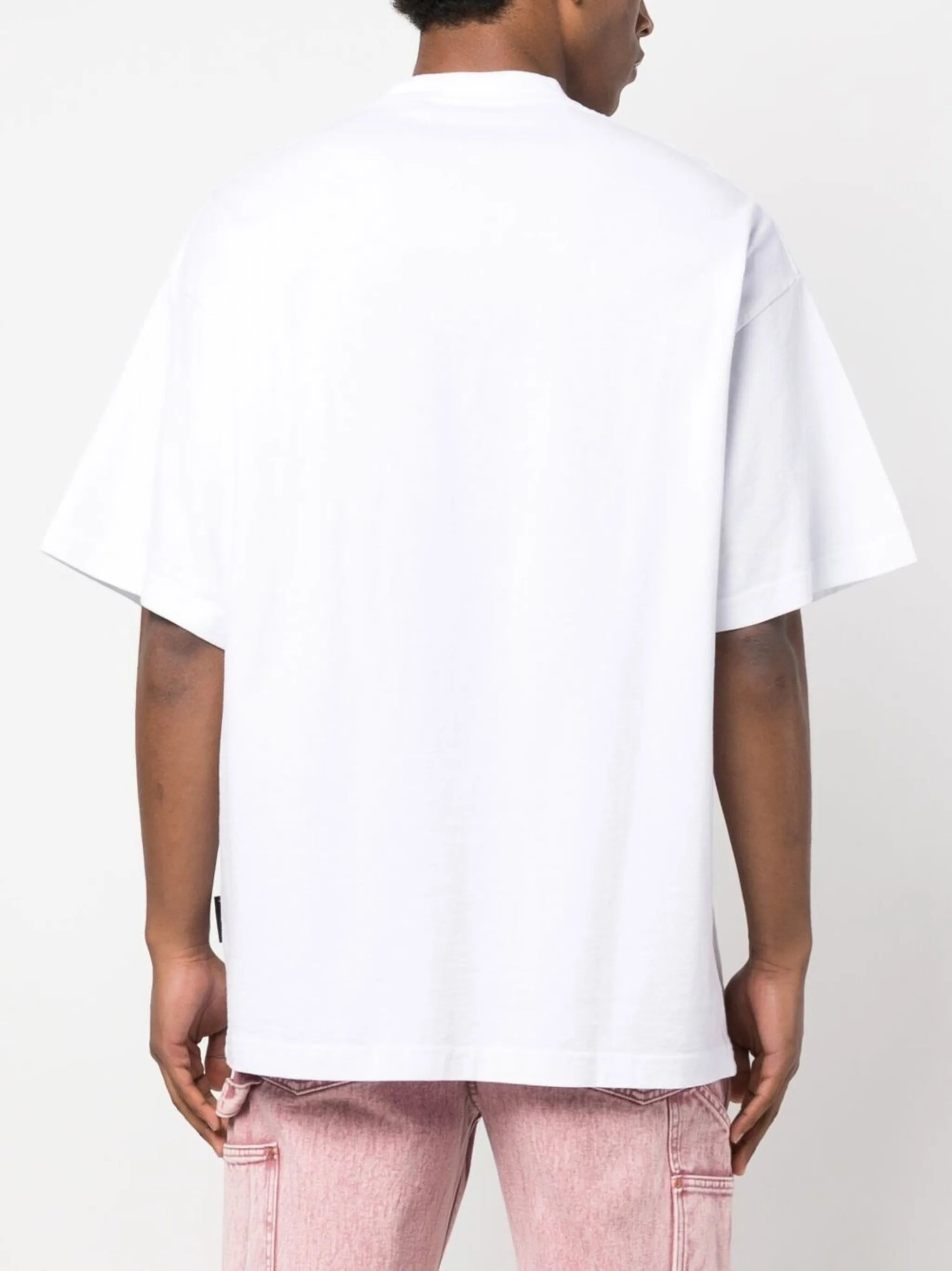 logo-print organic cotton T-shirt