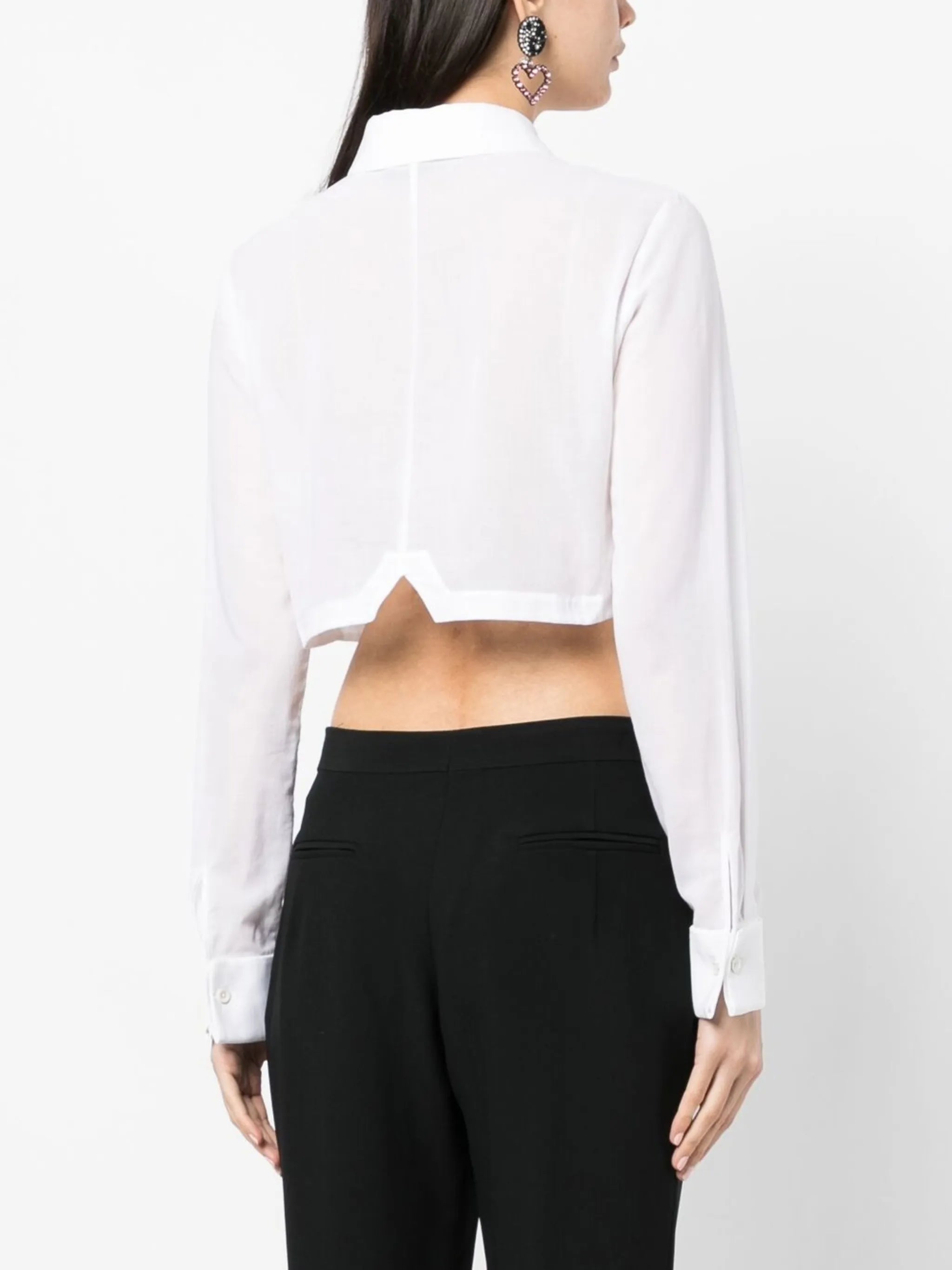 ruffled tuxedo shirt