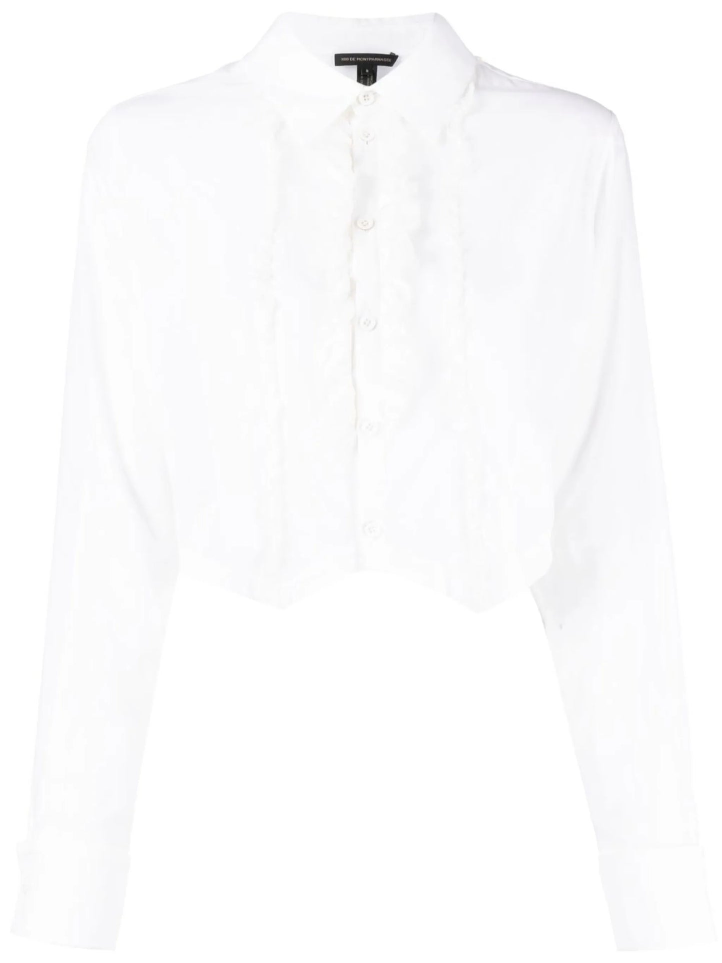 ruffled tuxedo shirt