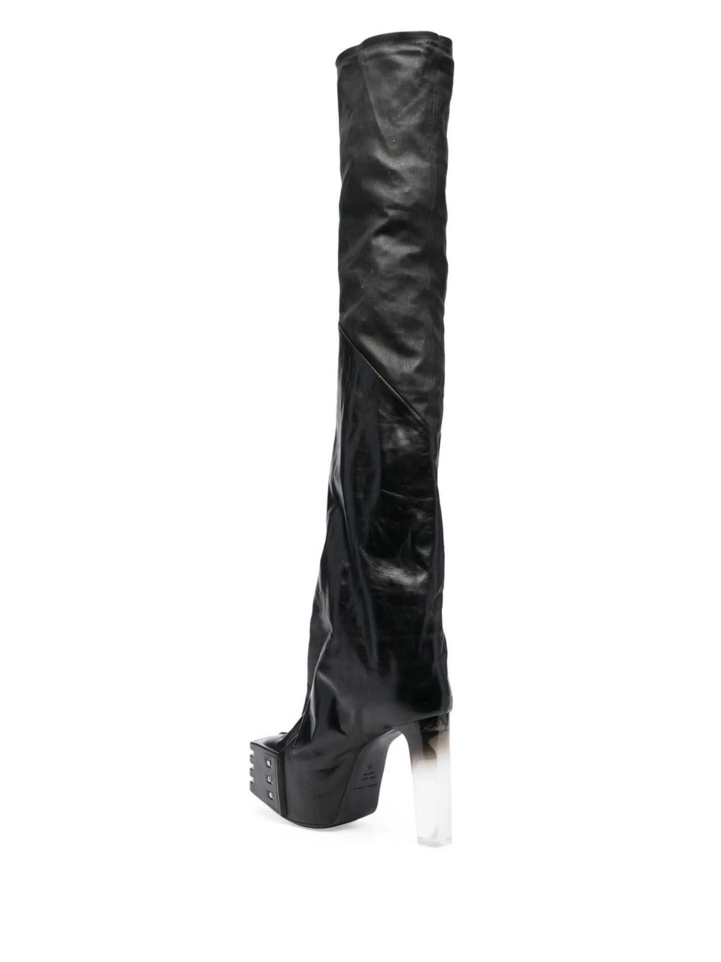 thigh-high platform boots