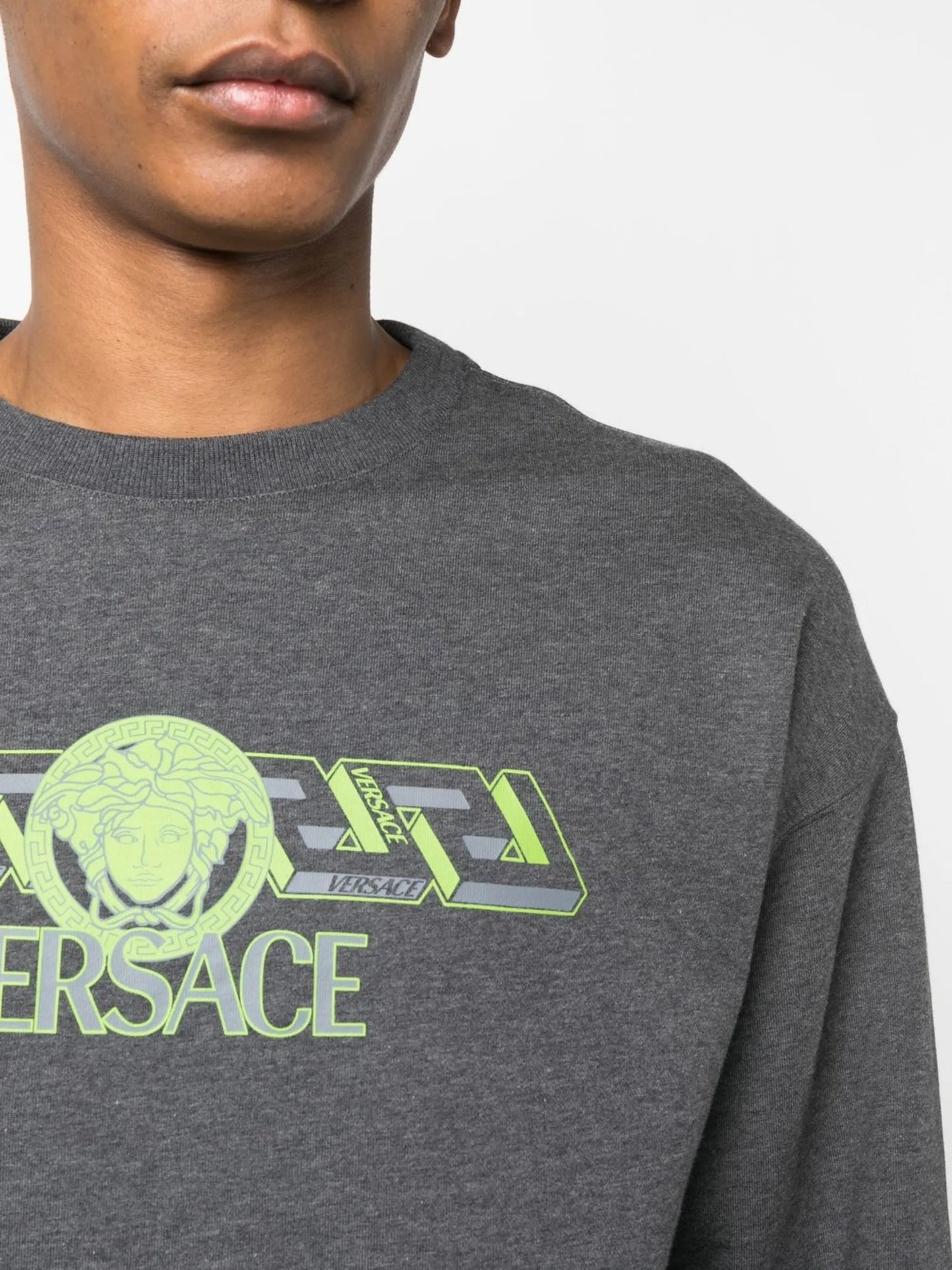 Medusa logo cotton sweatshirt