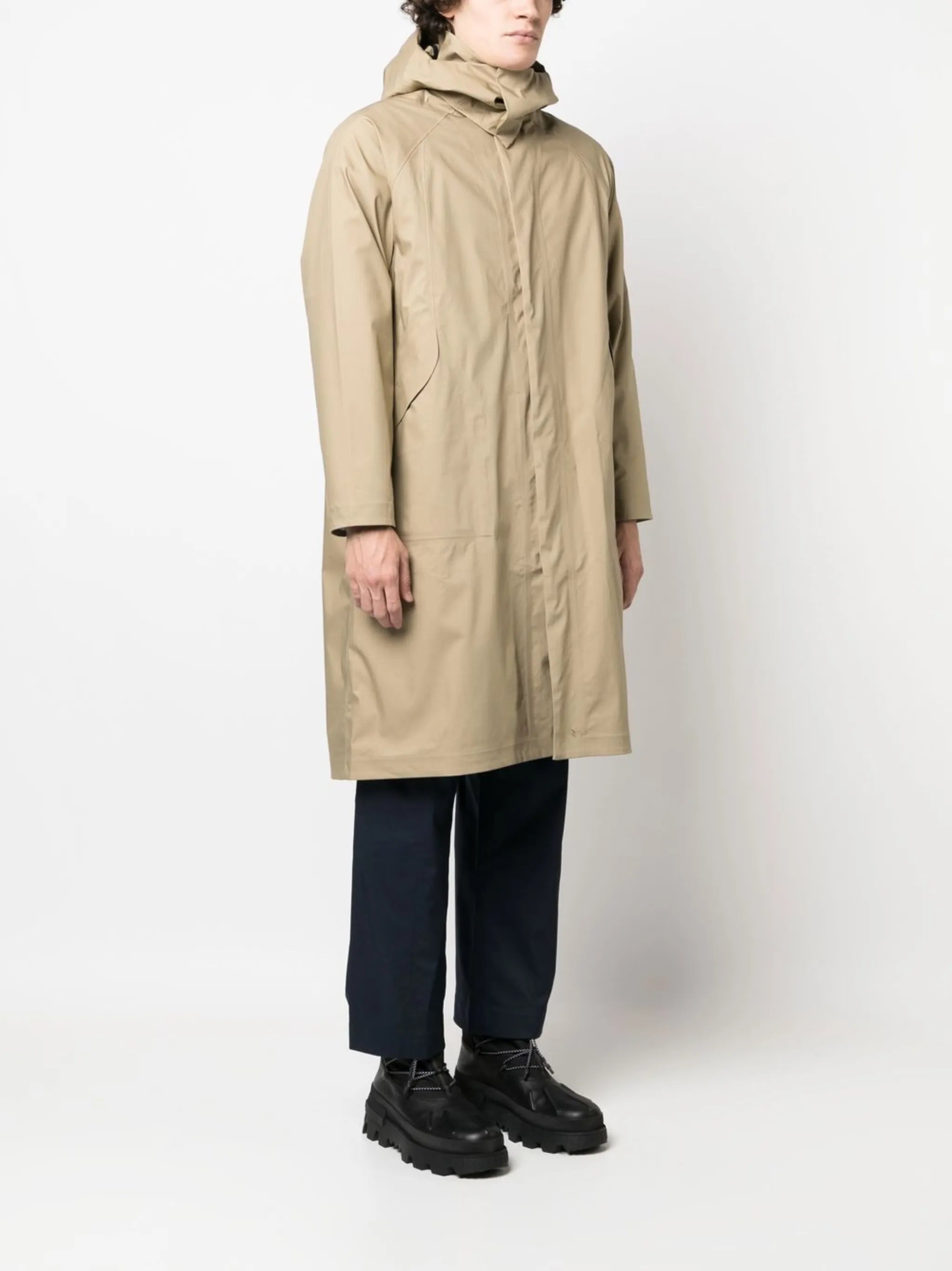 hooded parka coat