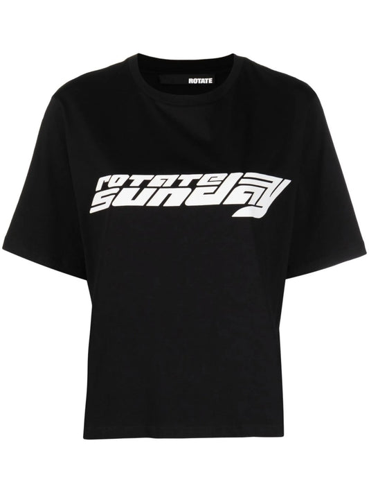 Aster logo-print T-shirt